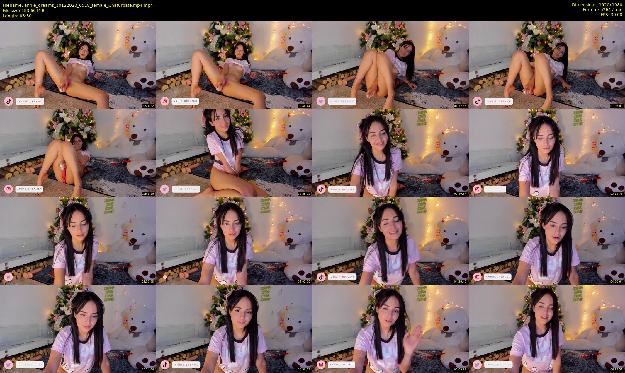 annie_dreams — 7 minute Chaturbate female cam show recording, 1080p, Dec 10, 2020