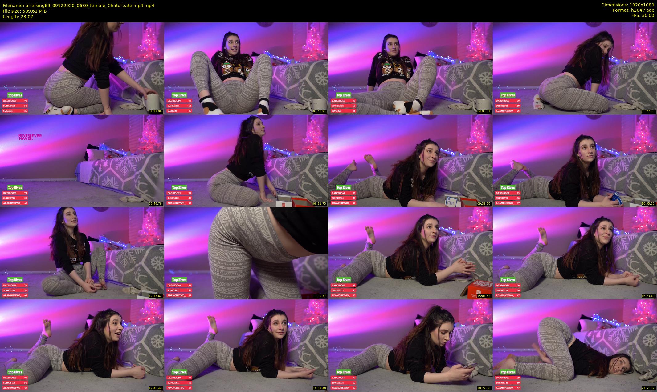 arielking69 — 24 minute Chaturbate female cam show recording, 1080p, Dec 9, 2020