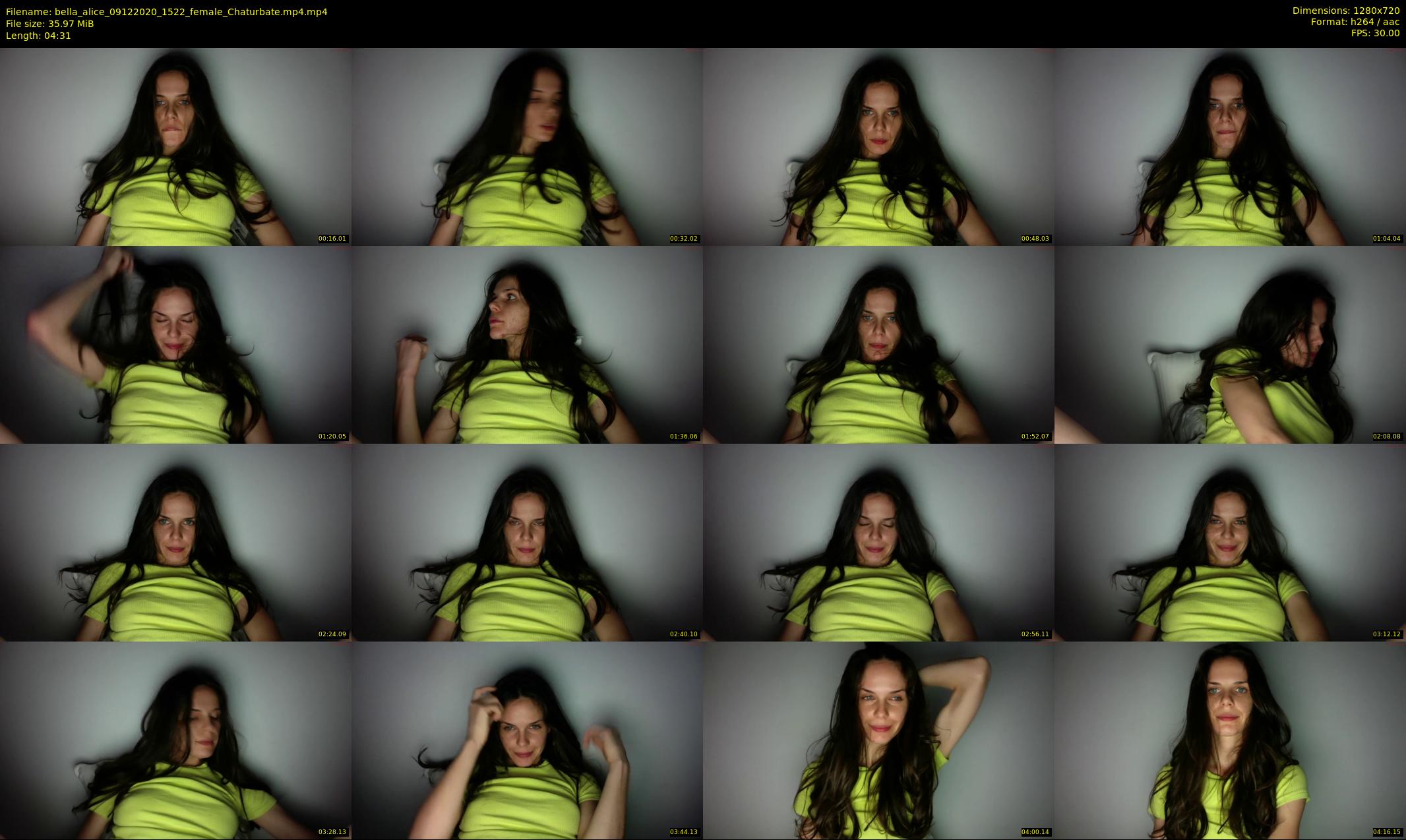 bella_alice — 5 minute Chaturbate female cam show recording, 720p, Dec 9, 2020
