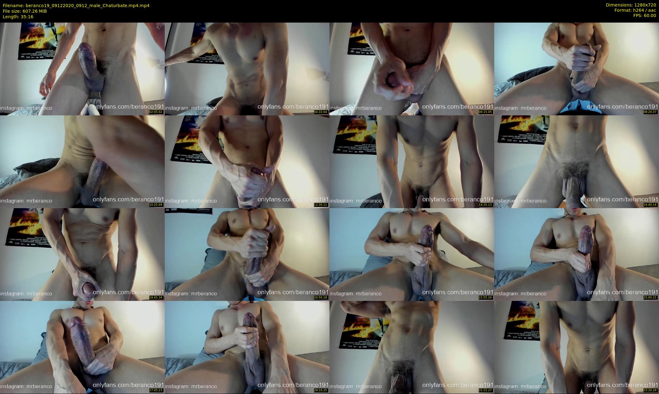 beranco19 — 36 minute Chaturbate male cam show recording, 720p, Dec 9, 2020
