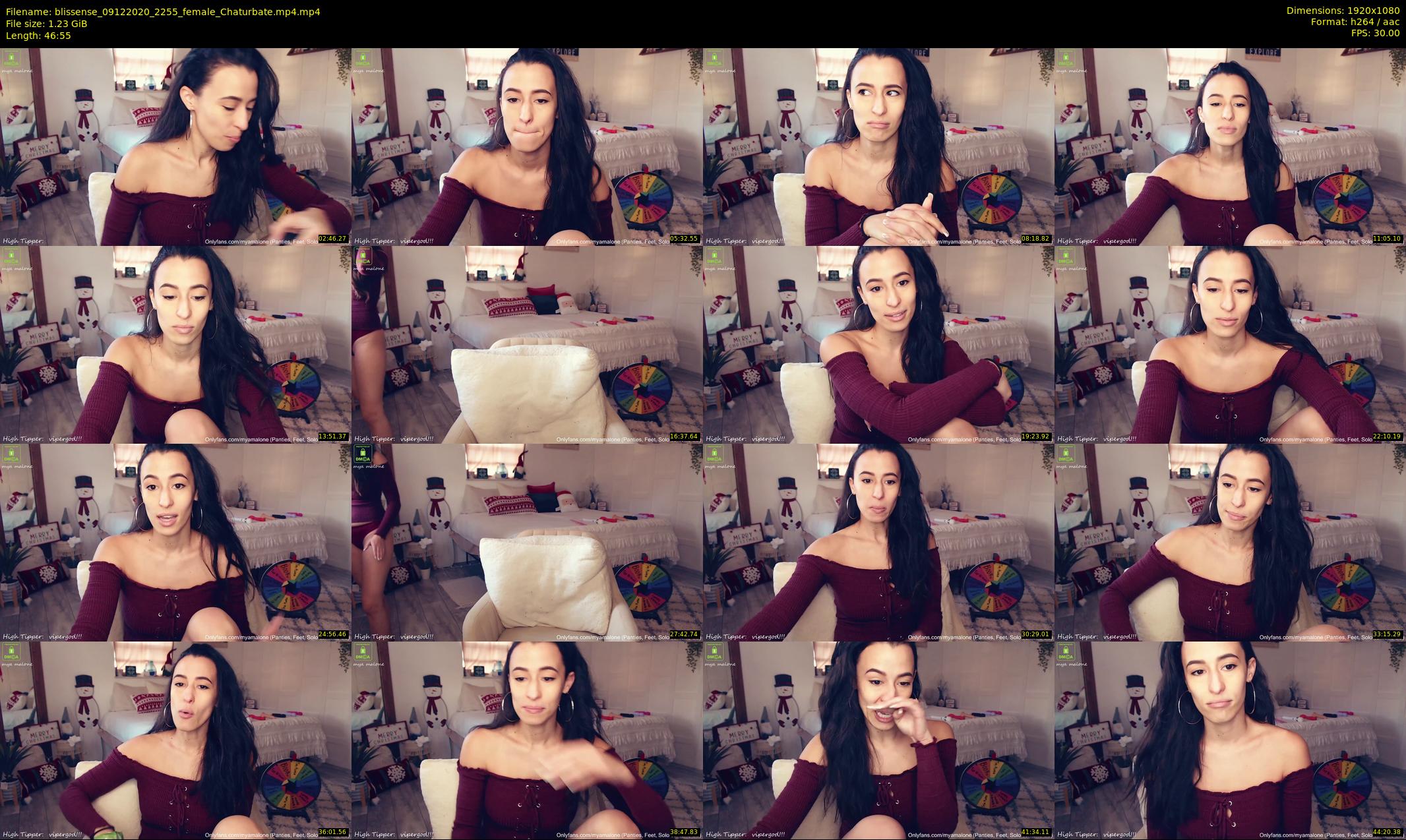 blissense — 47 minute Chaturbate female cam show recording, 1080p, Dec 9, 2020