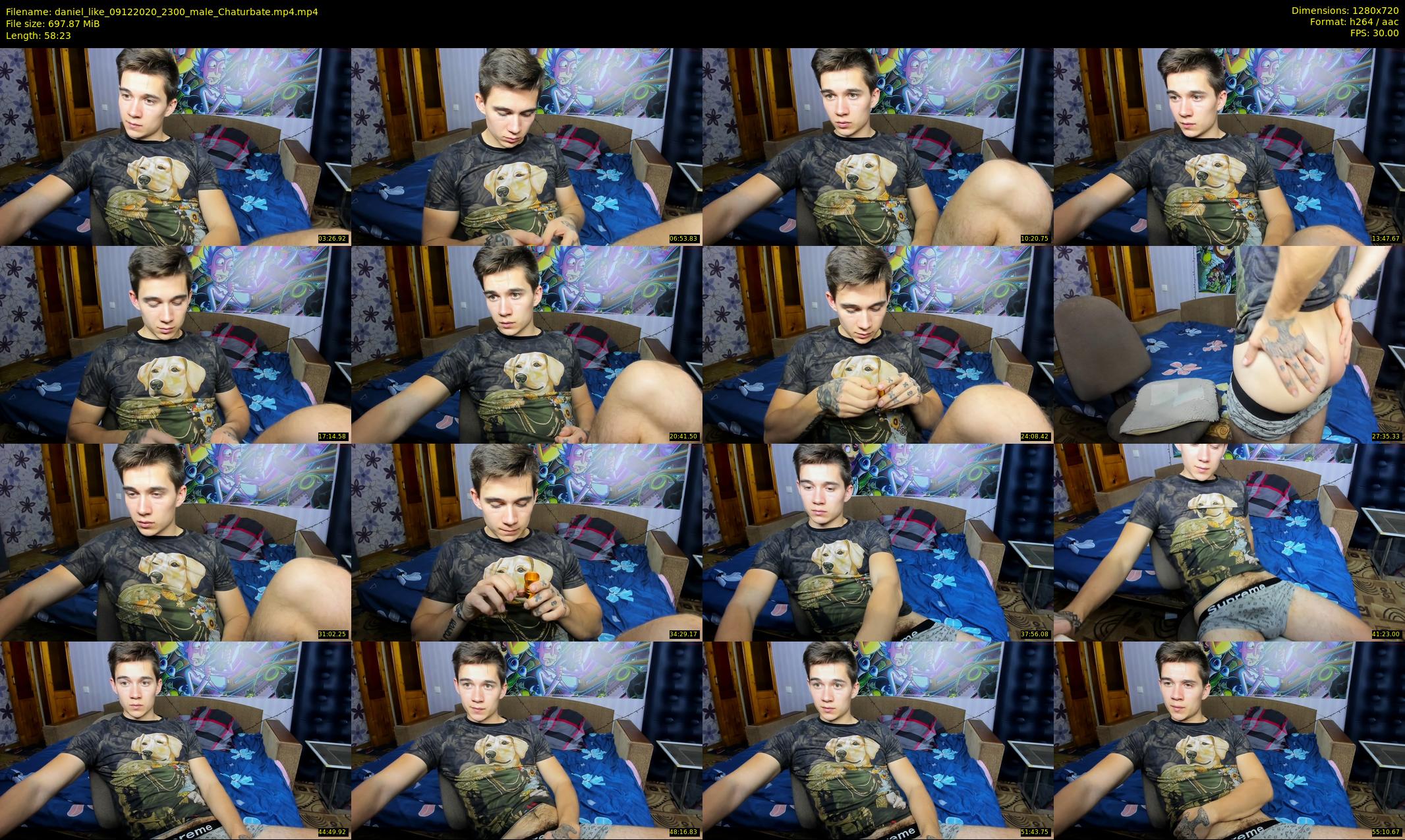 daniel_like — 59 minute Chaturbate male cam show recording, 720p, Dec 9, 2020