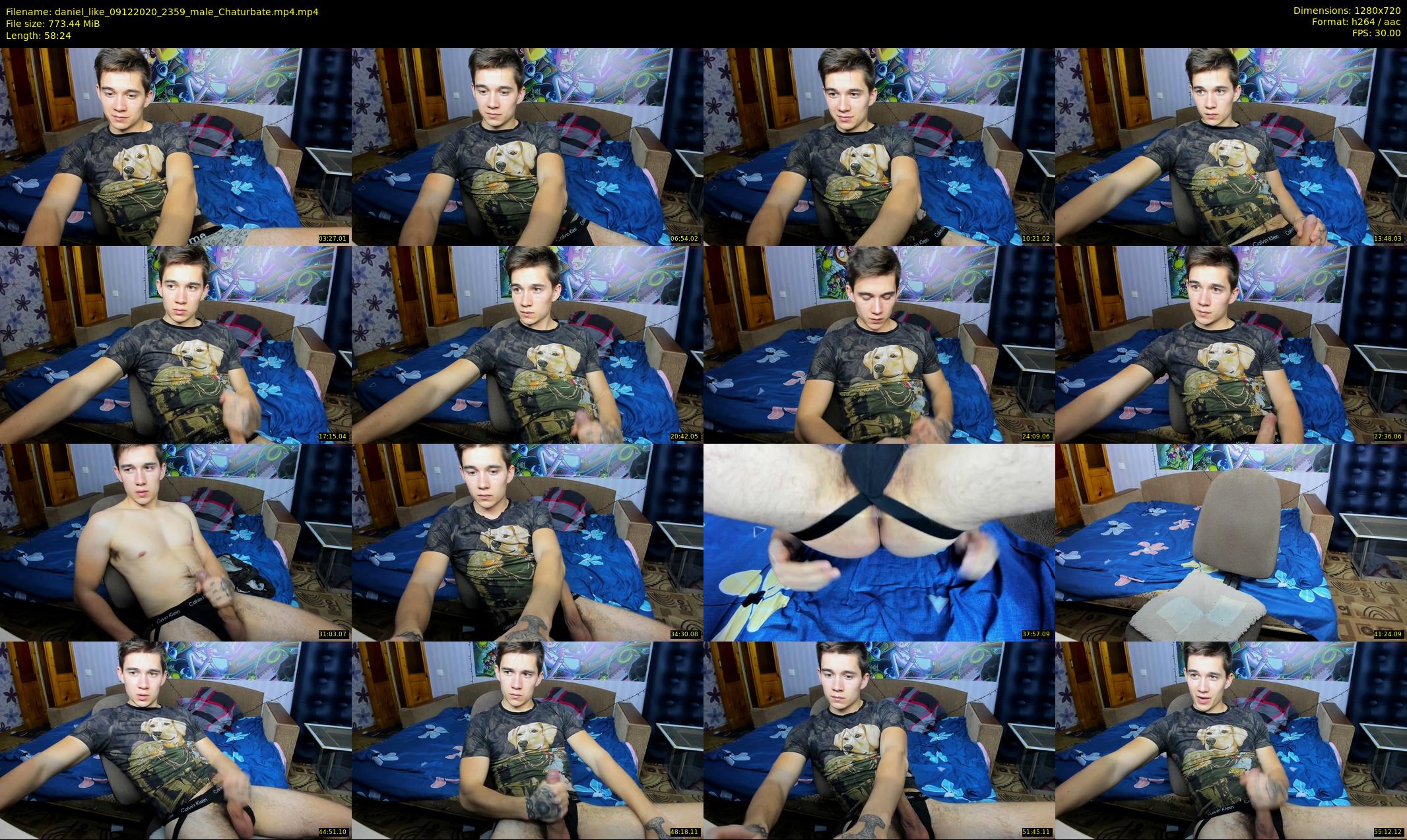 daniel_like — 59 minute Chaturbate male cam show recording, 720p, Dec 9, 2020