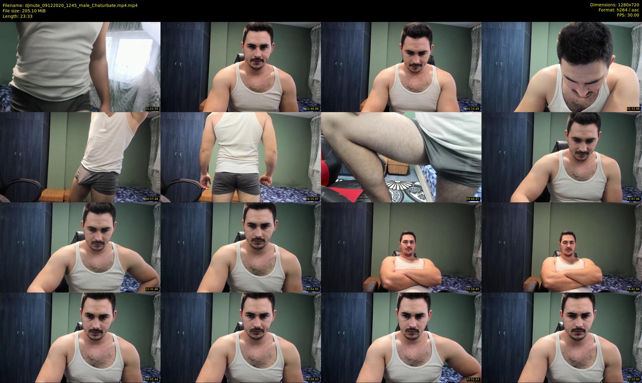 djmute — 24 minute Chaturbate male cam show recording, 720p, Dec 9, 2020