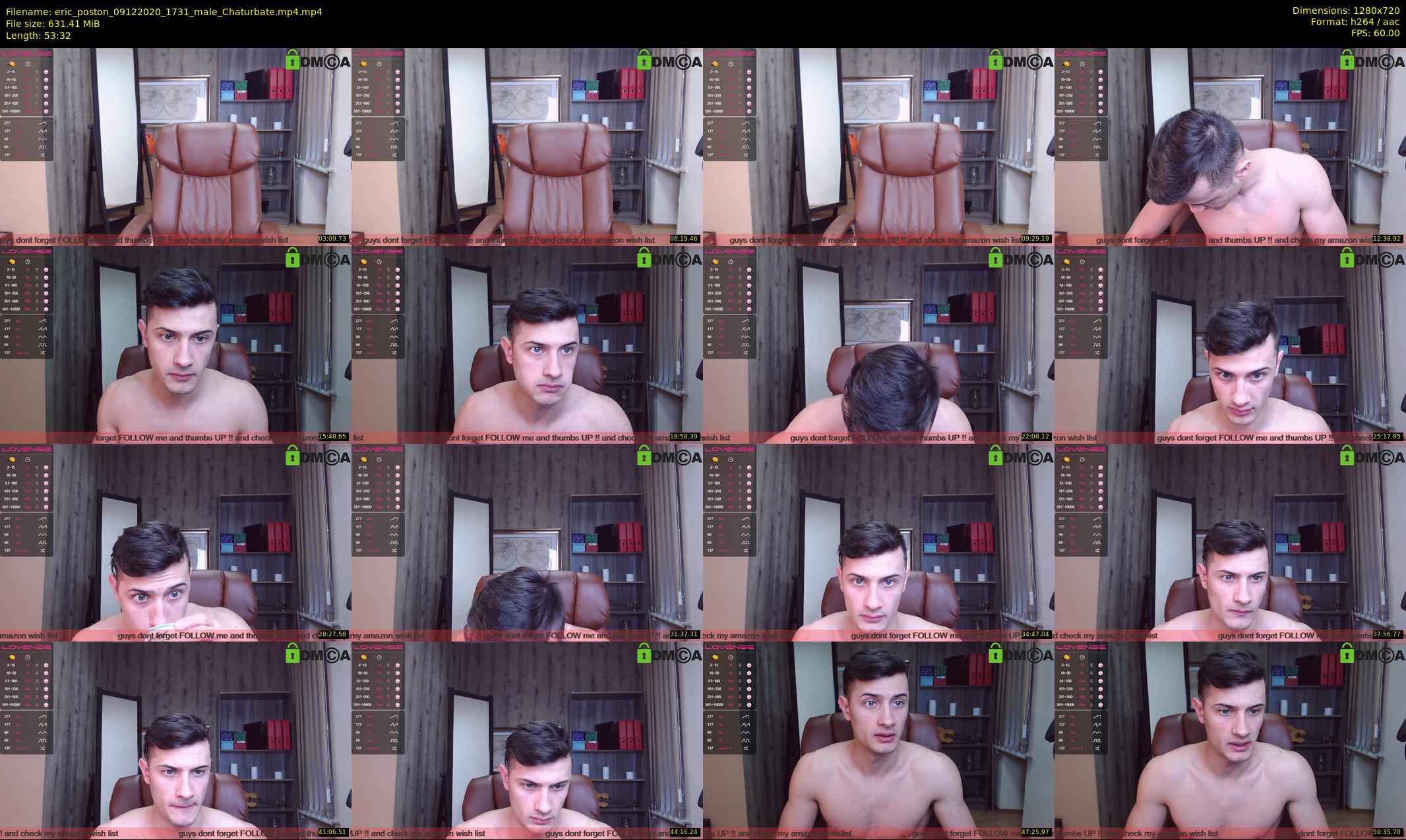 eric_poston — 54 minute Chaturbate male cam show recording, 720p, Dec 9, 2020