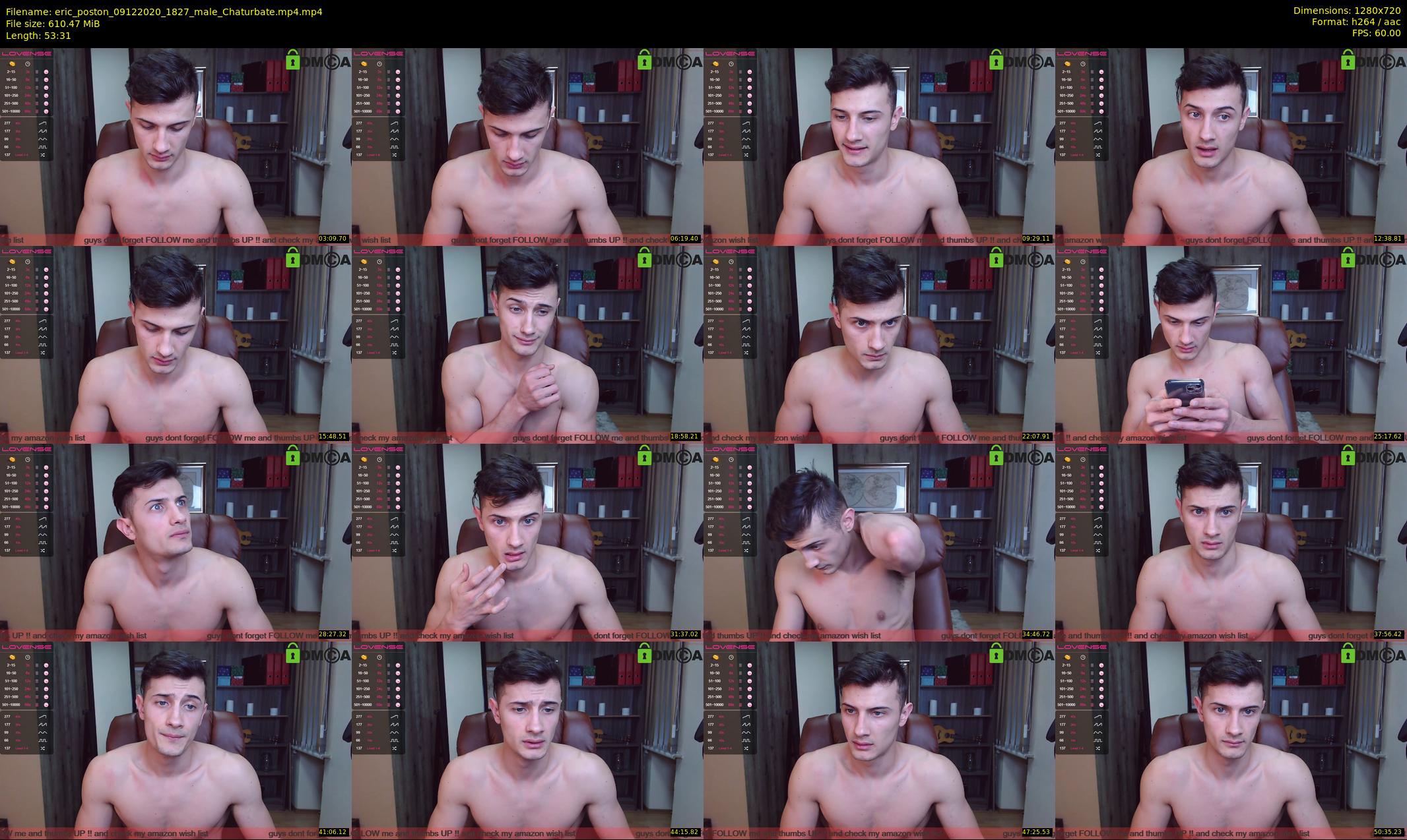 eric_poston — 54 minute Chaturbate male cam show recording, 720p, Dec 9, 2020