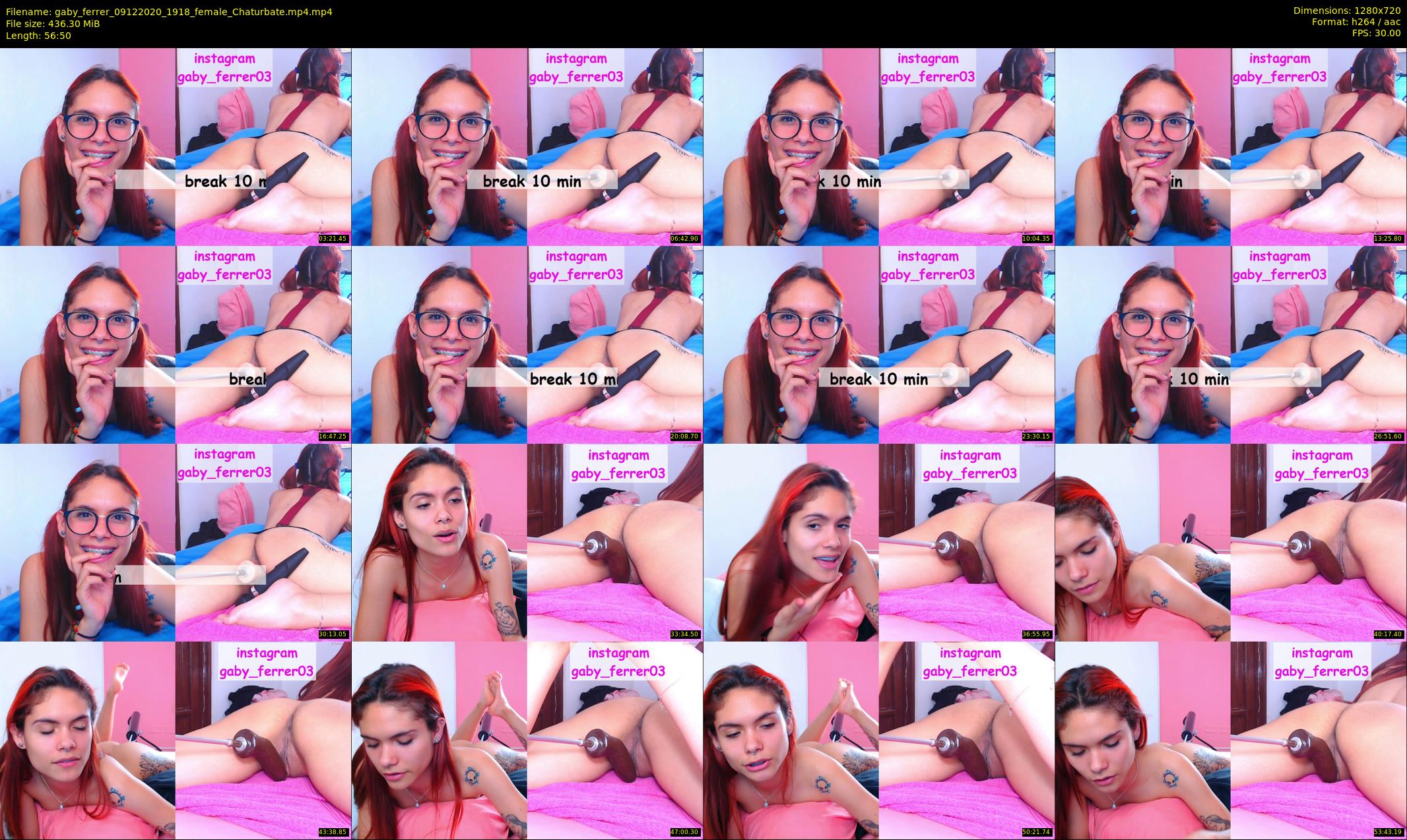 gaby_ferrer — 57 minute Chaturbate female cam show recording, 720p, Dec 9, 2020