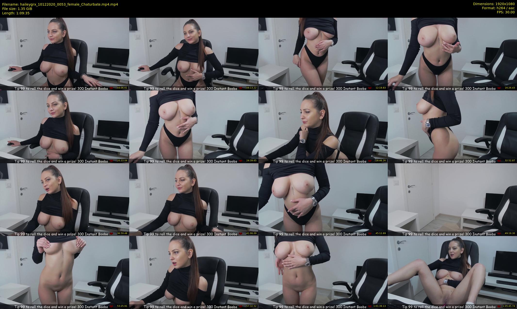 haileygrx — 70 minute Chaturbate female cam show recording, 1080p, Dec 10, 2020