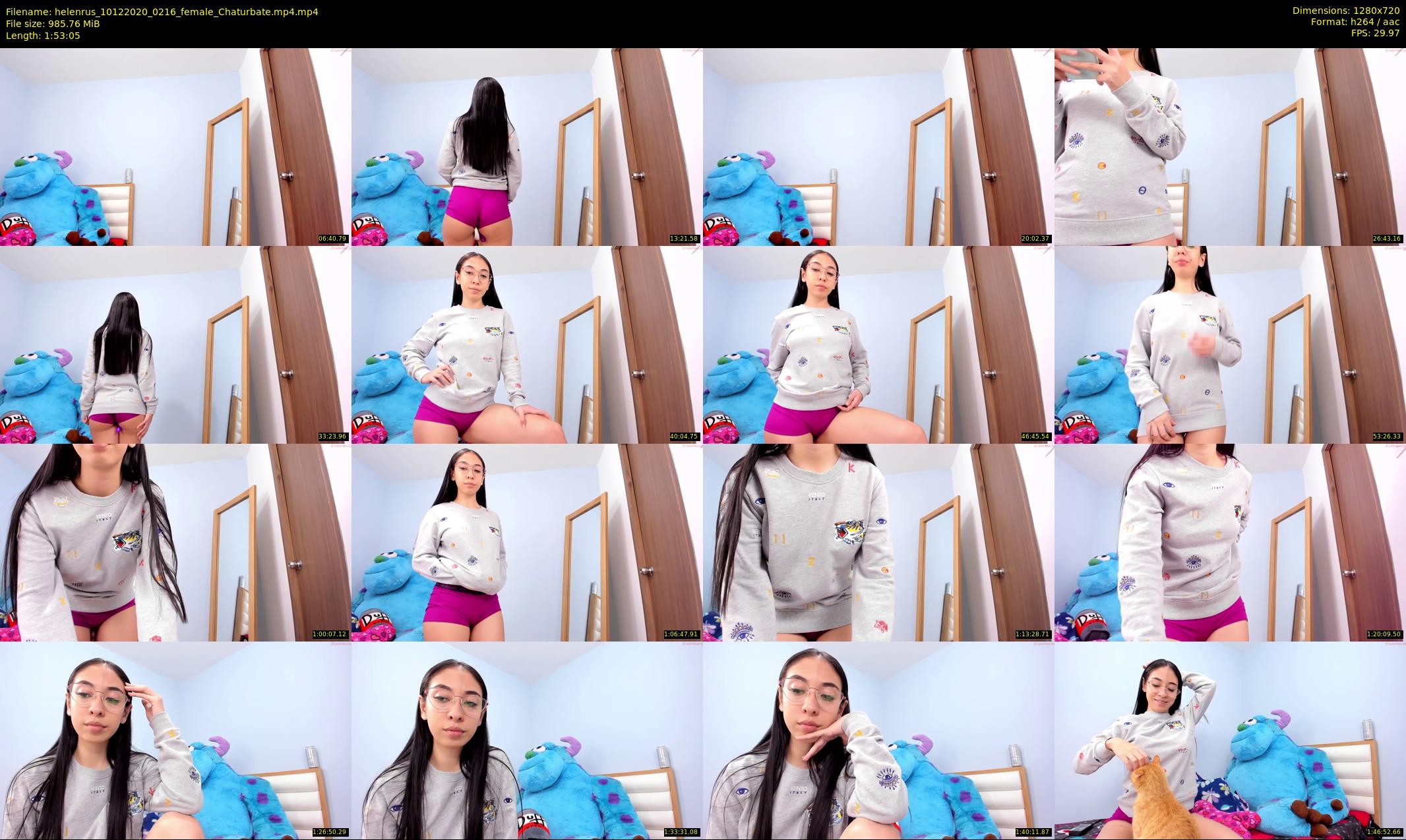 helenrus — 114 minute Chaturbate female cam show recording, 720p, Dec 10, 2020
