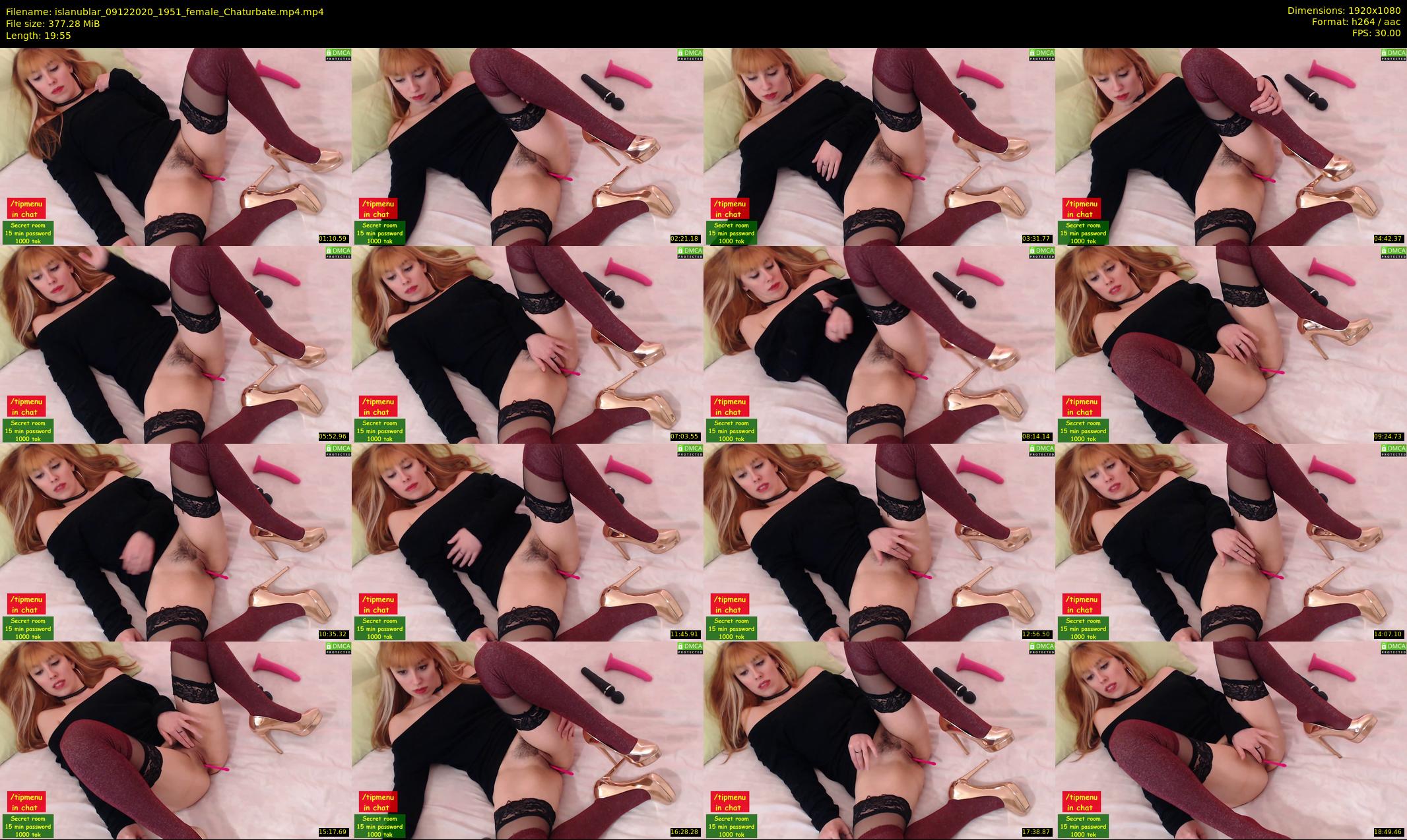 islanublar — 20 minute Chaturbate female cam show recording, 1080p, Dec 9, 2020