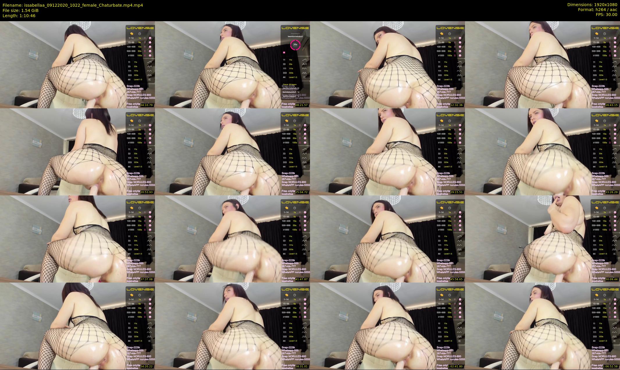 issabellaa — 71 minute Chaturbate female cam show recording, 1080p, Dec 9, 2020