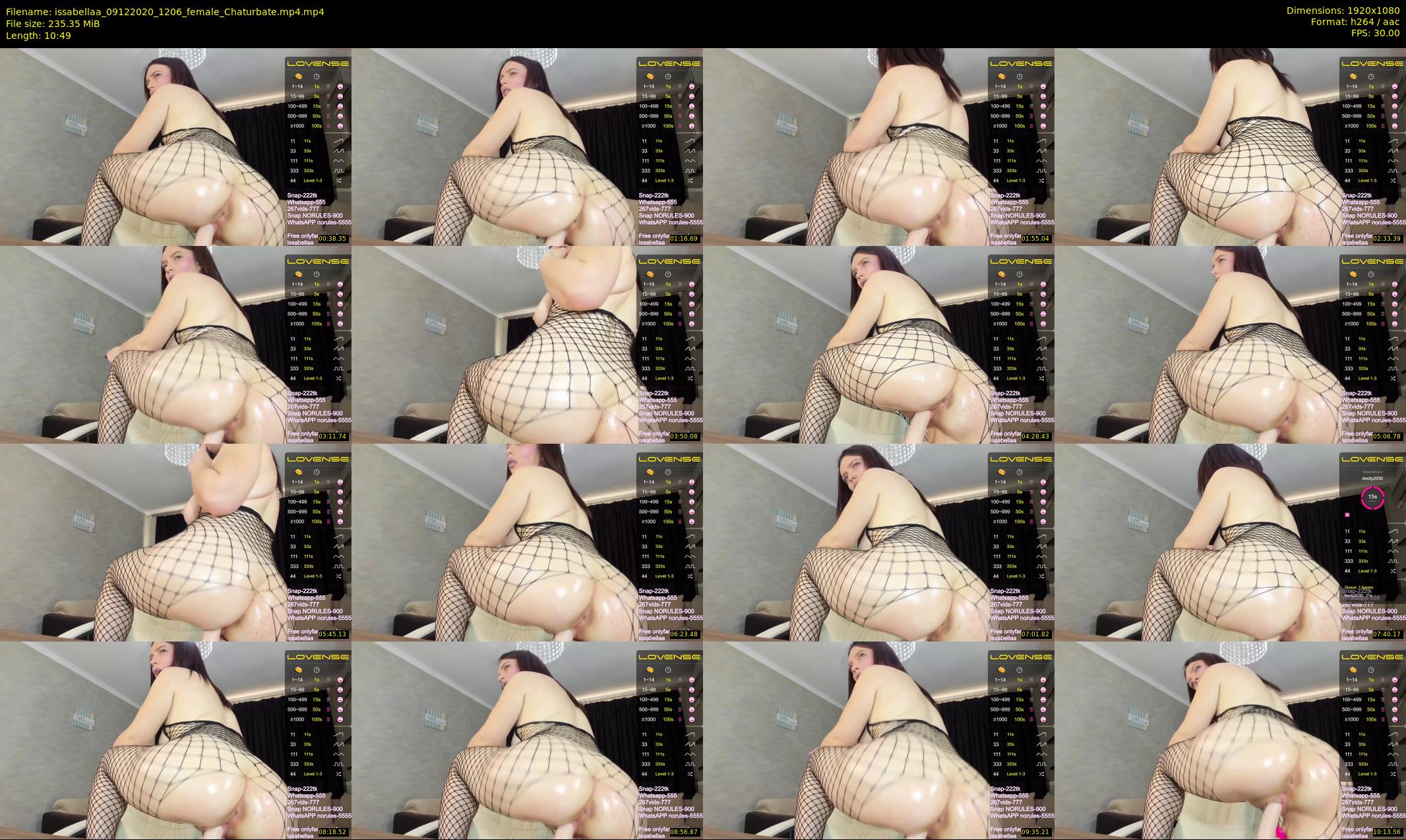 issabellaa — 11 minute Chaturbate female cam show recording, 1080p, Dec 9, 2020