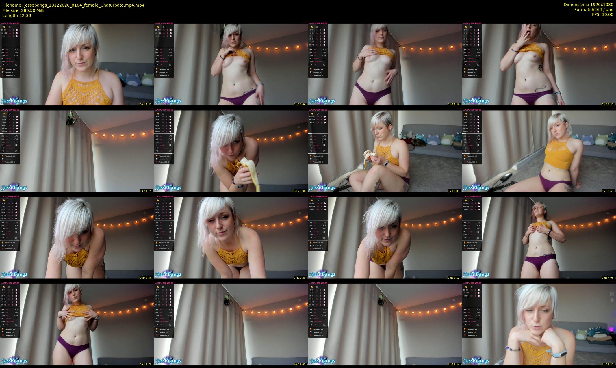 jessebangs — 13 minute Chaturbate female cam show recording, 1080p, Dec 10, 2020