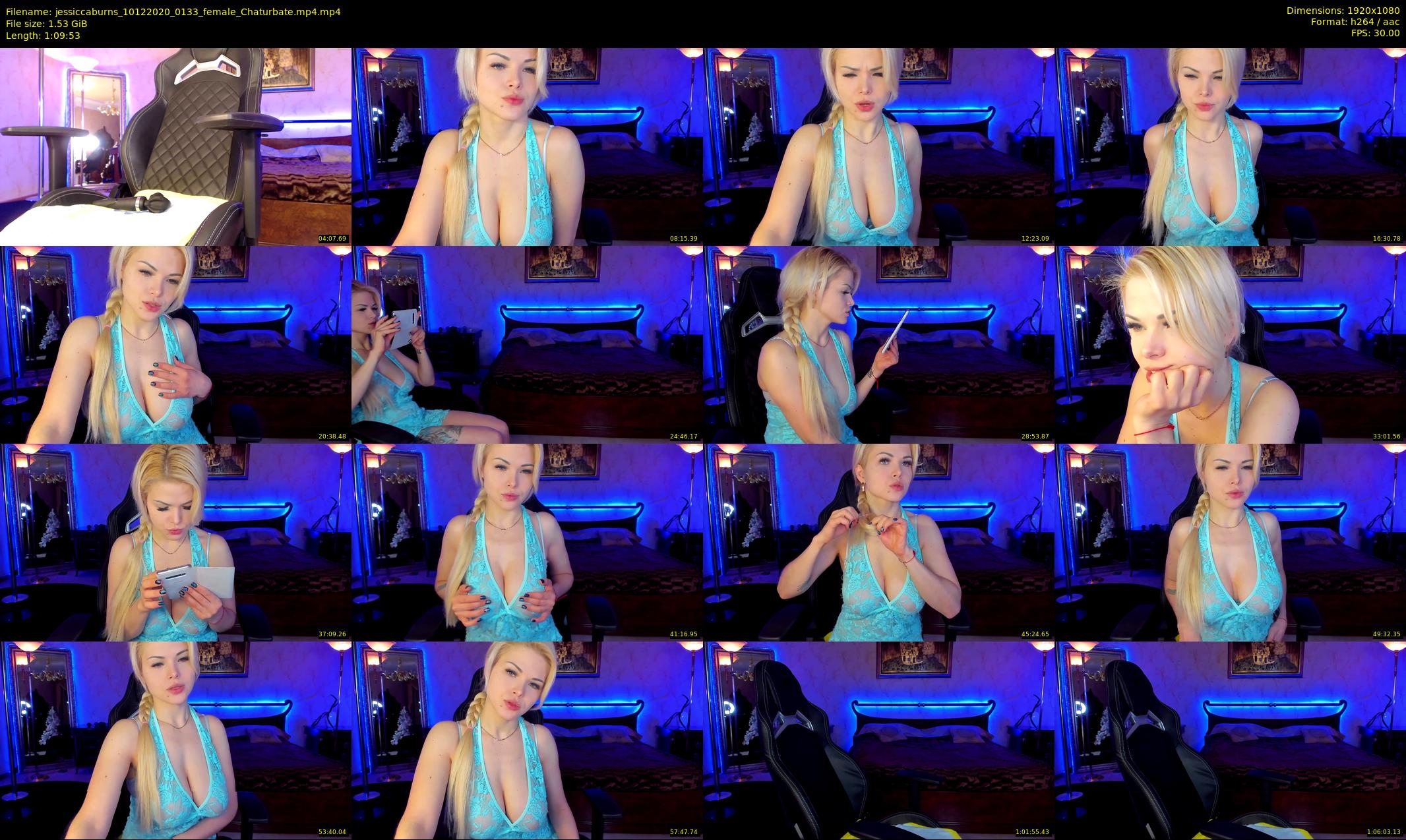 jessiccaburns — 70 minute Chaturbate female cam show recording, 1080p, Dec 10, 2020