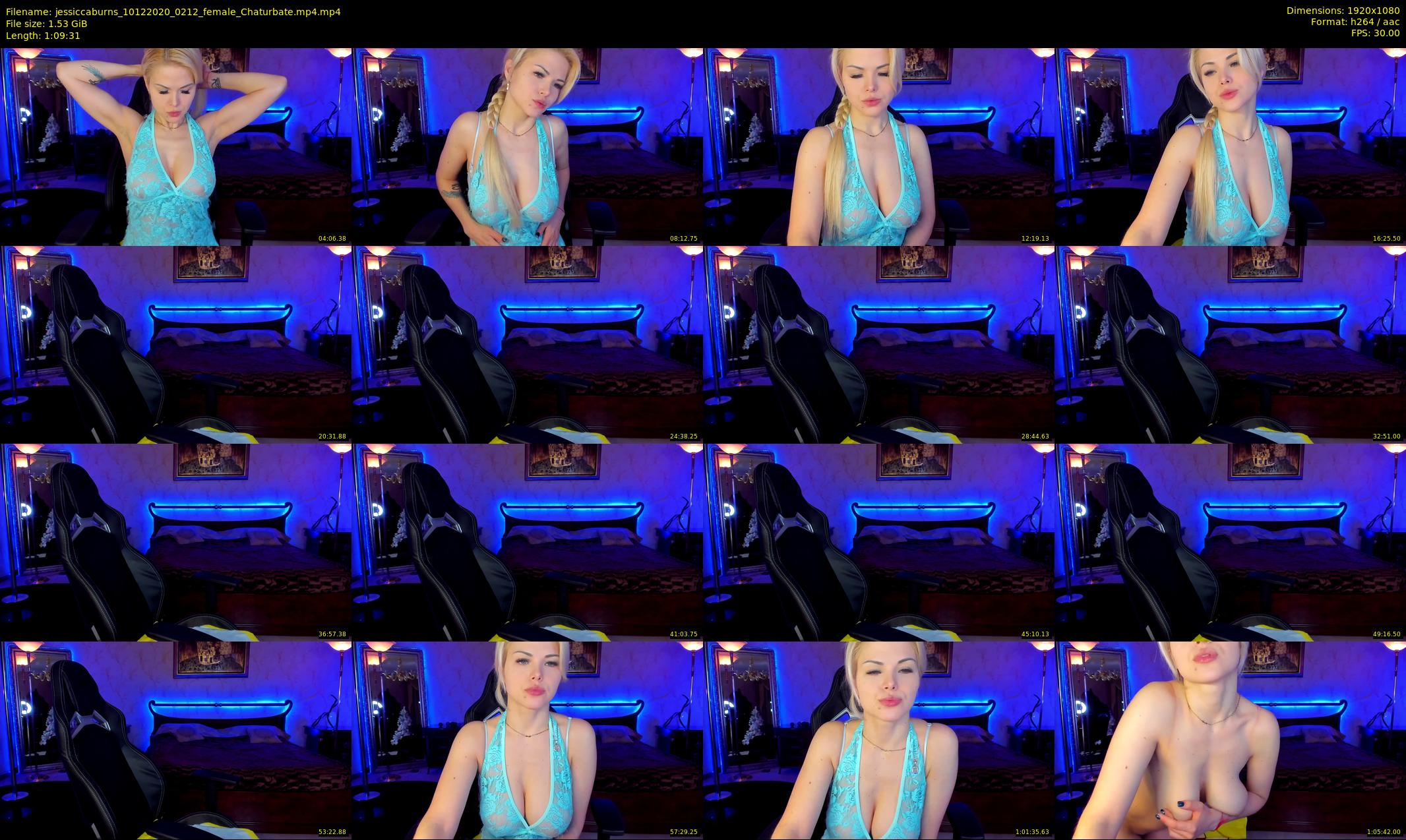 jessiccaburns — 70 minute Chaturbate female cam show recording, 1080p, Dec 10, 2020
