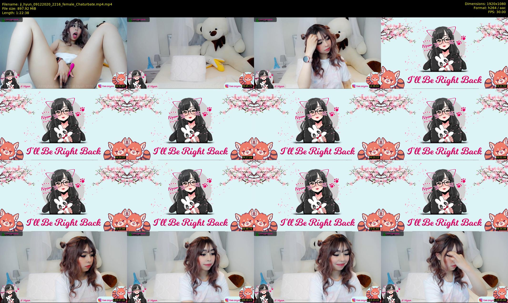 ji_hyun — 83 minute Chaturbate female cam show recording, 1080p, Dec 9, 2020