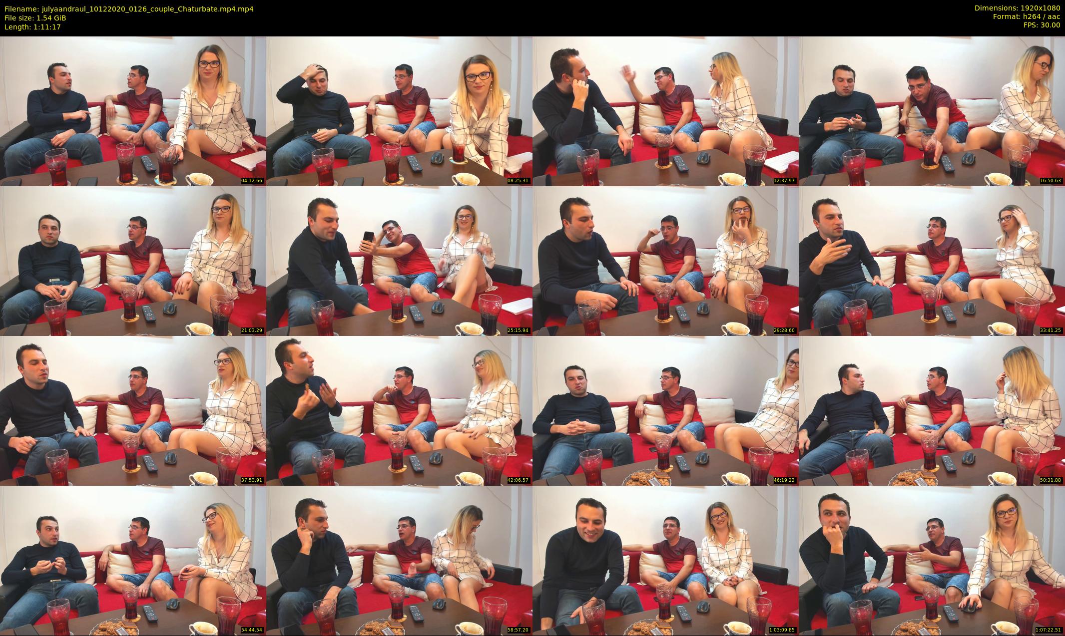 julyaandraul — 72 minute Chaturbate couple cam show recording, 1080p, Dec 10, 2020