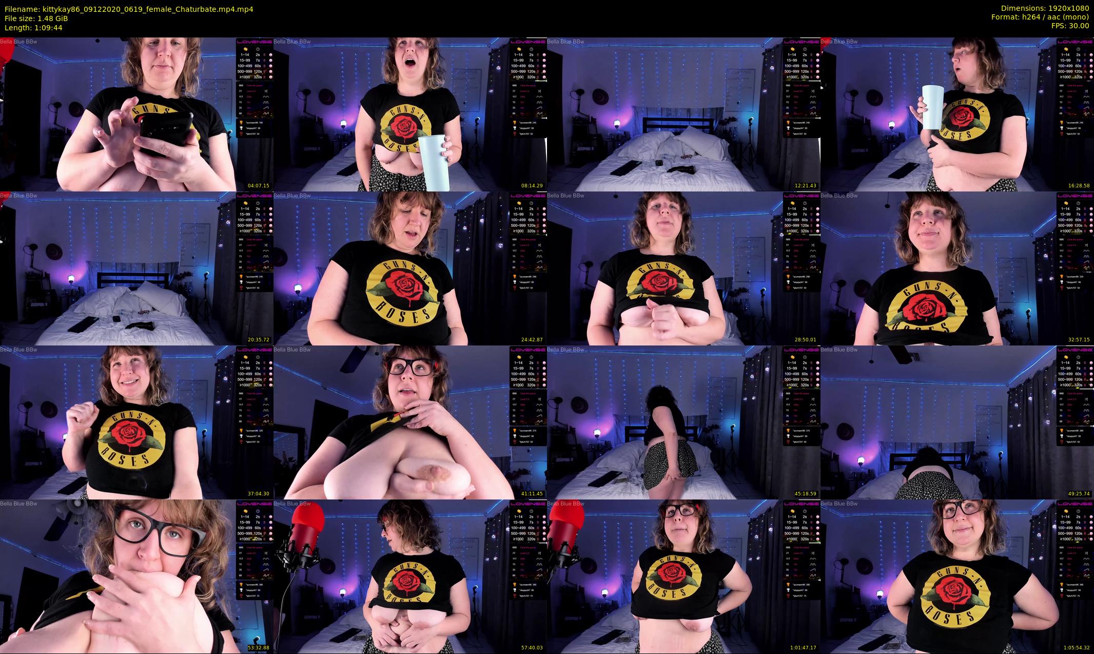 kittykay86 — 70 minute Chaturbate female cam show recording, 1080p, Dec 9, 2020