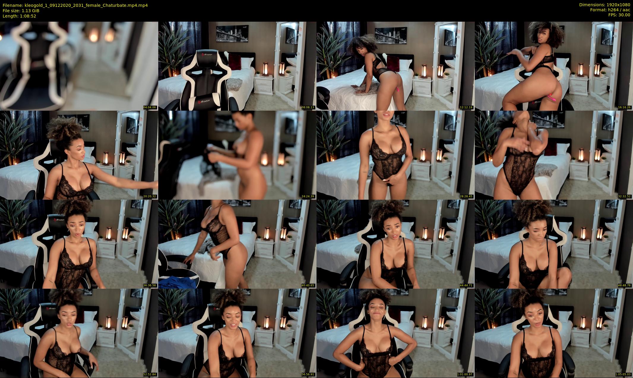 kleogold_1 — 69 minute Chaturbate female cam show recording, 1080p, Dec 9, 2020