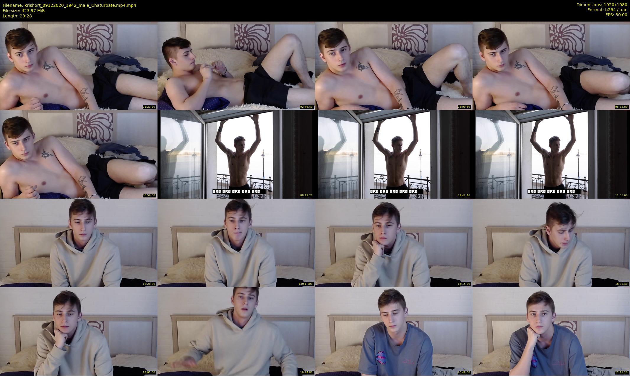 krishort — 24 minute Chaturbate male cam show recording, 1080p, Dec 9, 2020