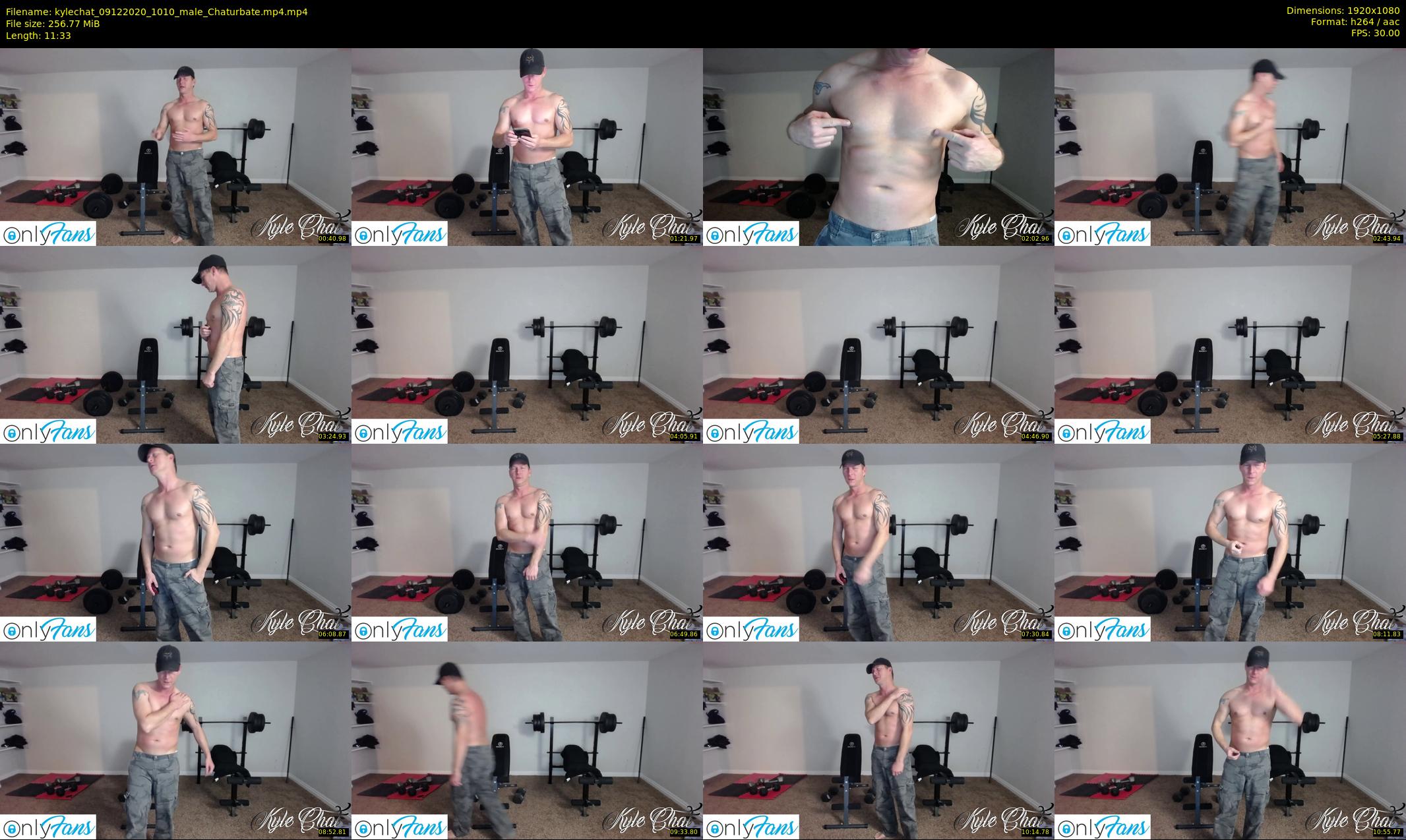 kylechat — 12 minute Chaturbate male cam show recording, 1080p, Dec 9, 2020