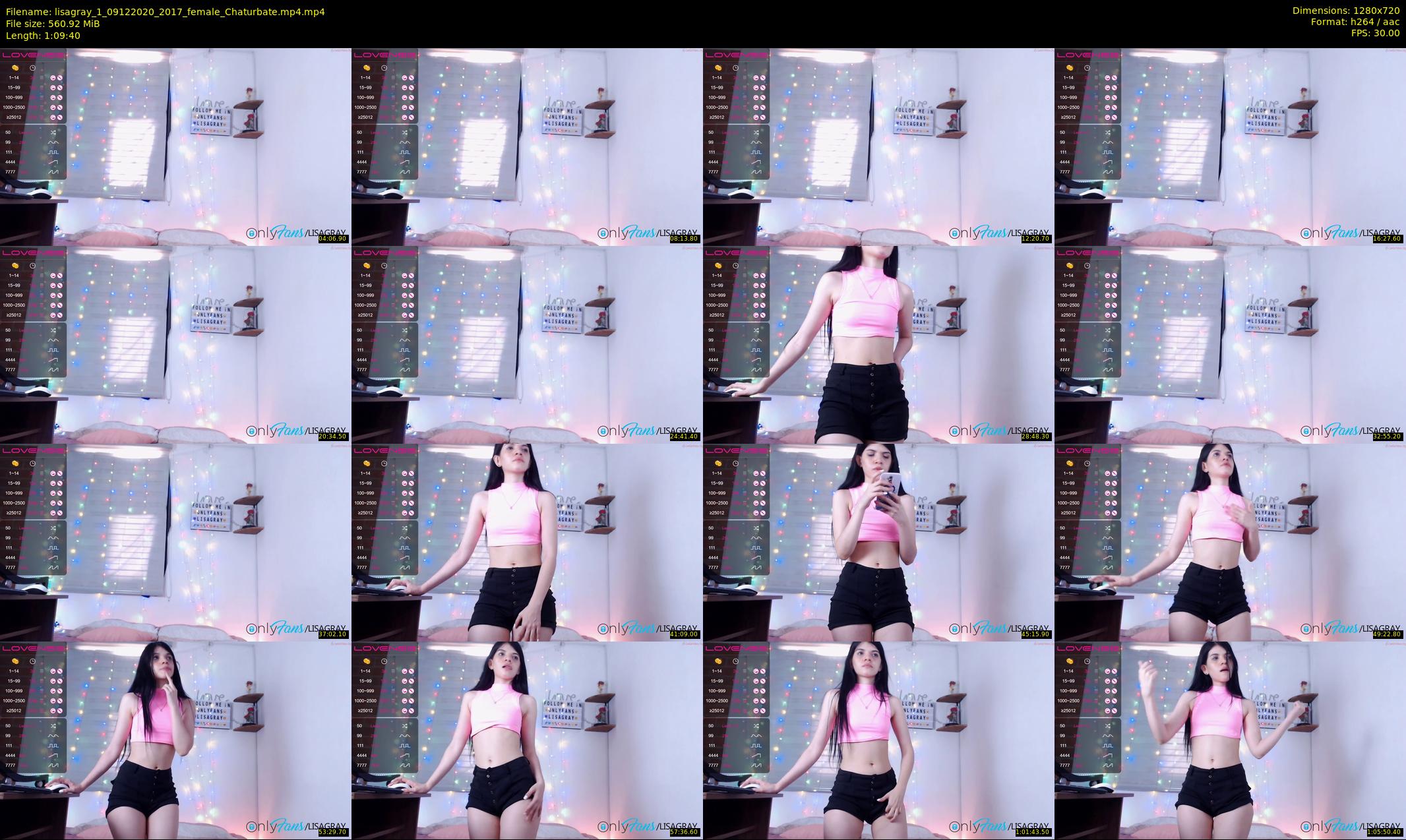 lisagray_1 — 70 minute Chaturbate female cam show recording, 720p, Dec 9, 2020