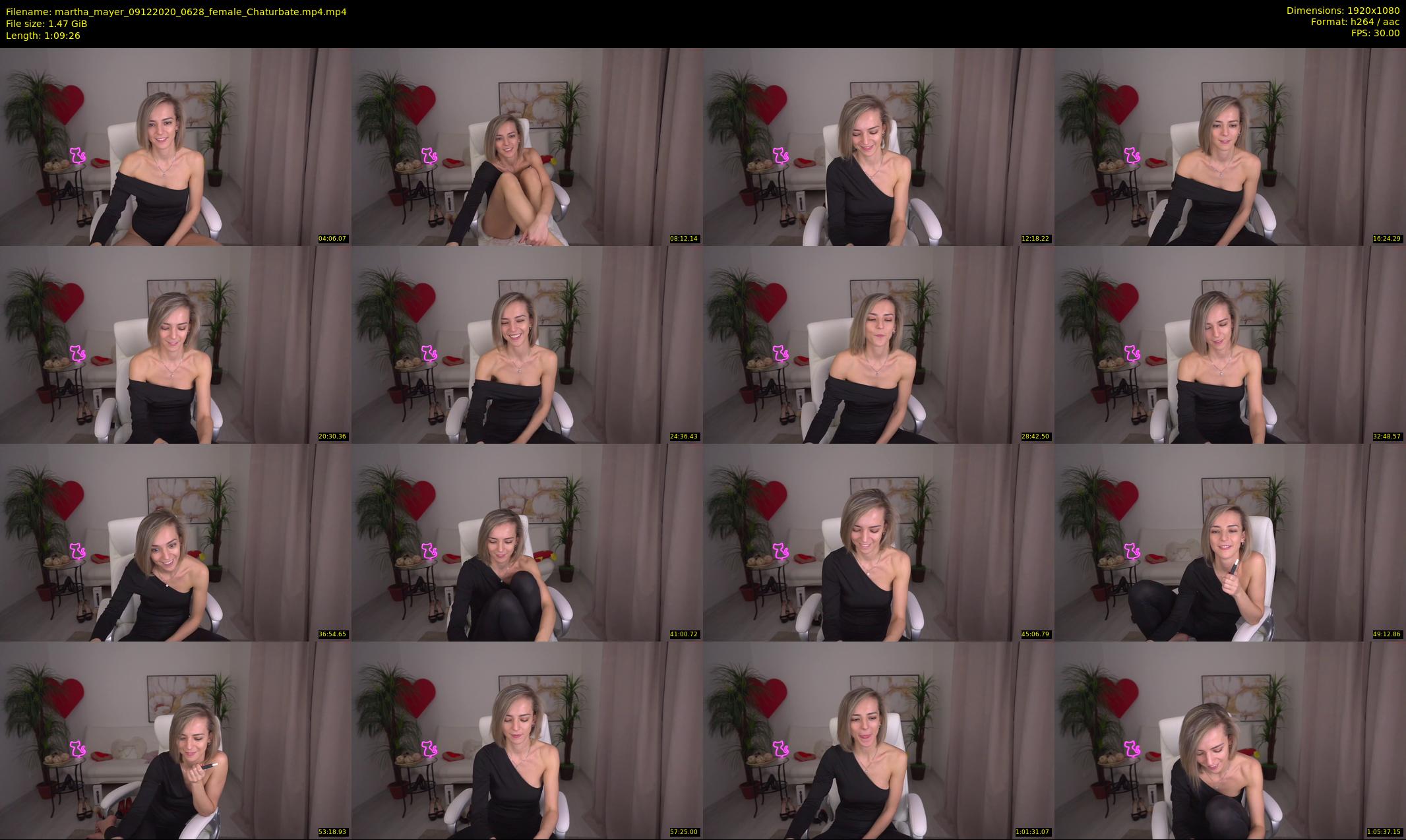martha_mayer — 70 minute Chaturbate female cam show recording, 1080p, Dec 9, 2020