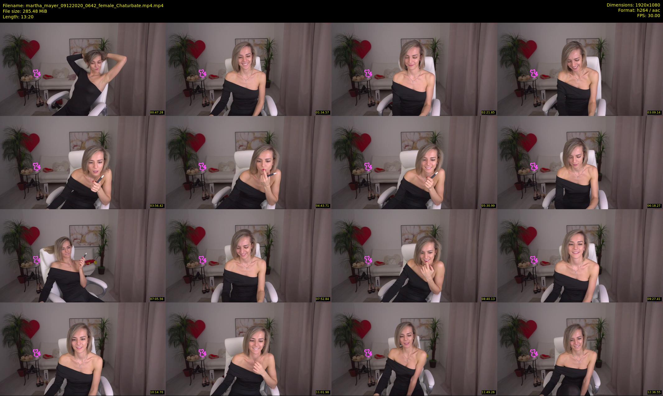 martha_mayer — 14 minute Chaturbate female cam show recording, 1080p, Dec 9, 2020
