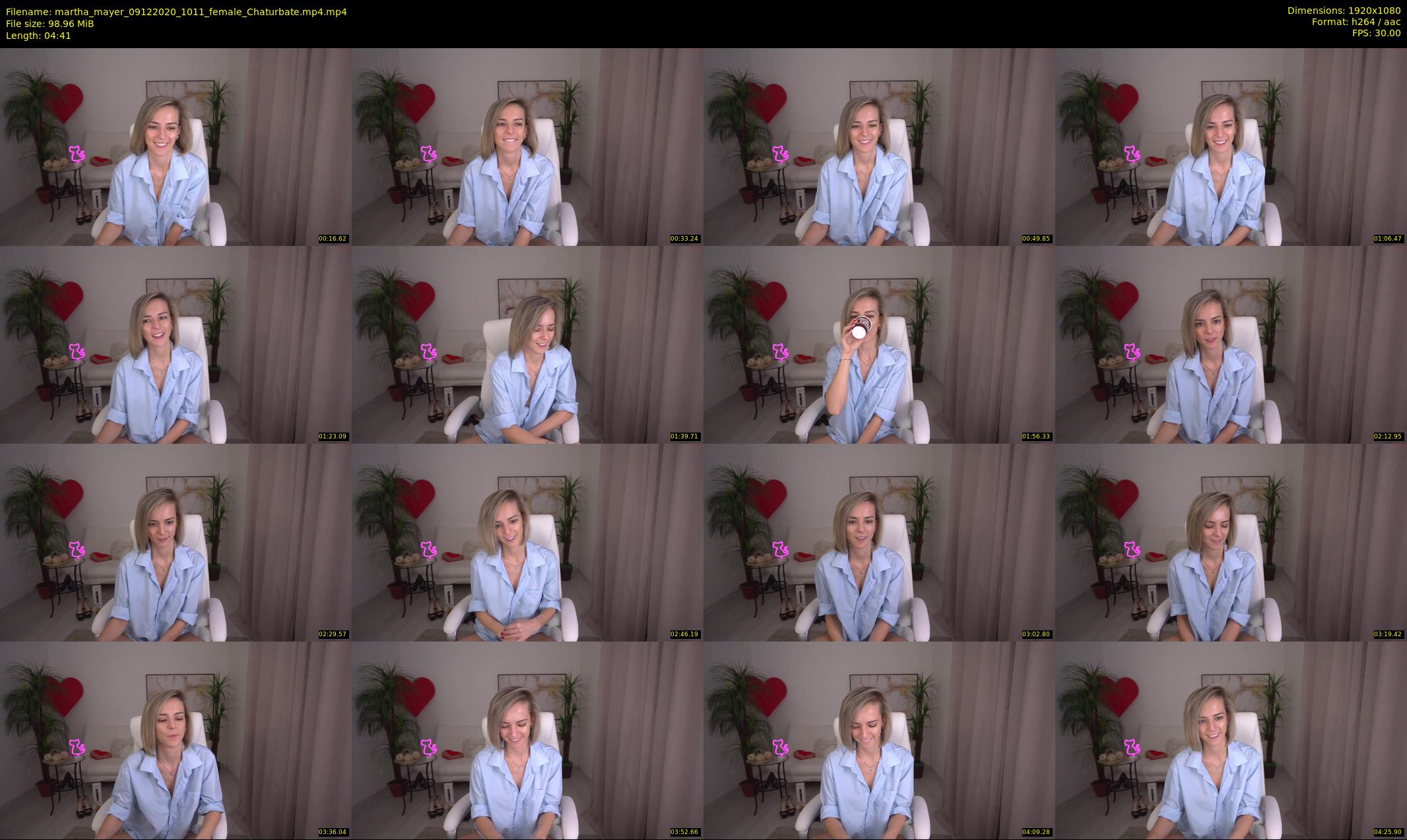 martha_mayer — 5 minute Chaturbate female cam show recording, 1080p, Dec 9, 2020