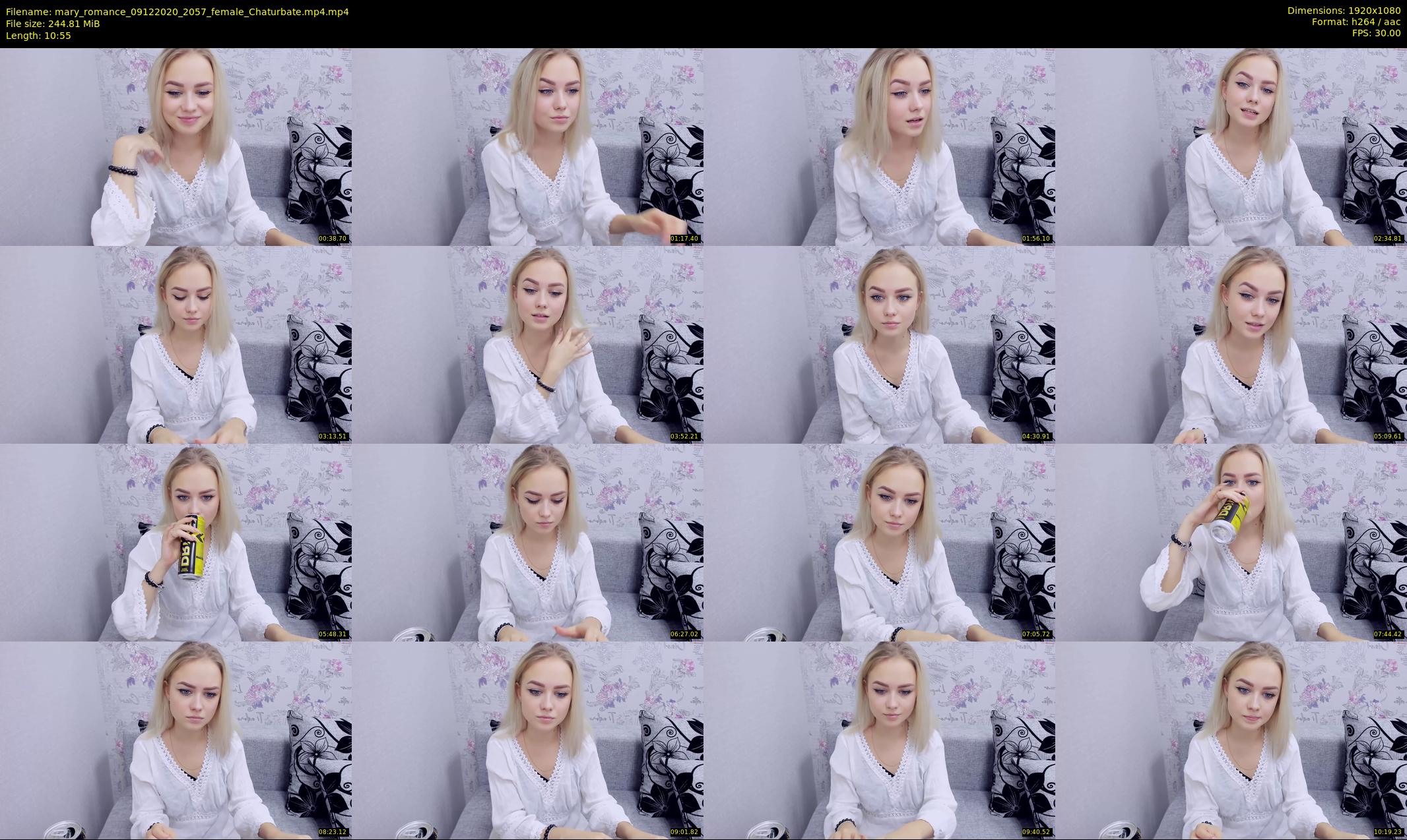 mary_romance — 11 minute Chaturbate female cam show recording, 1080p, Dec 9, 2020
