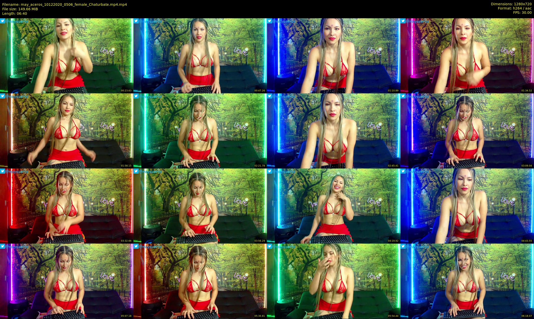 may_aceros — 7 minute Chaturbate female cam show recording, 720p, Dec 10, 2020