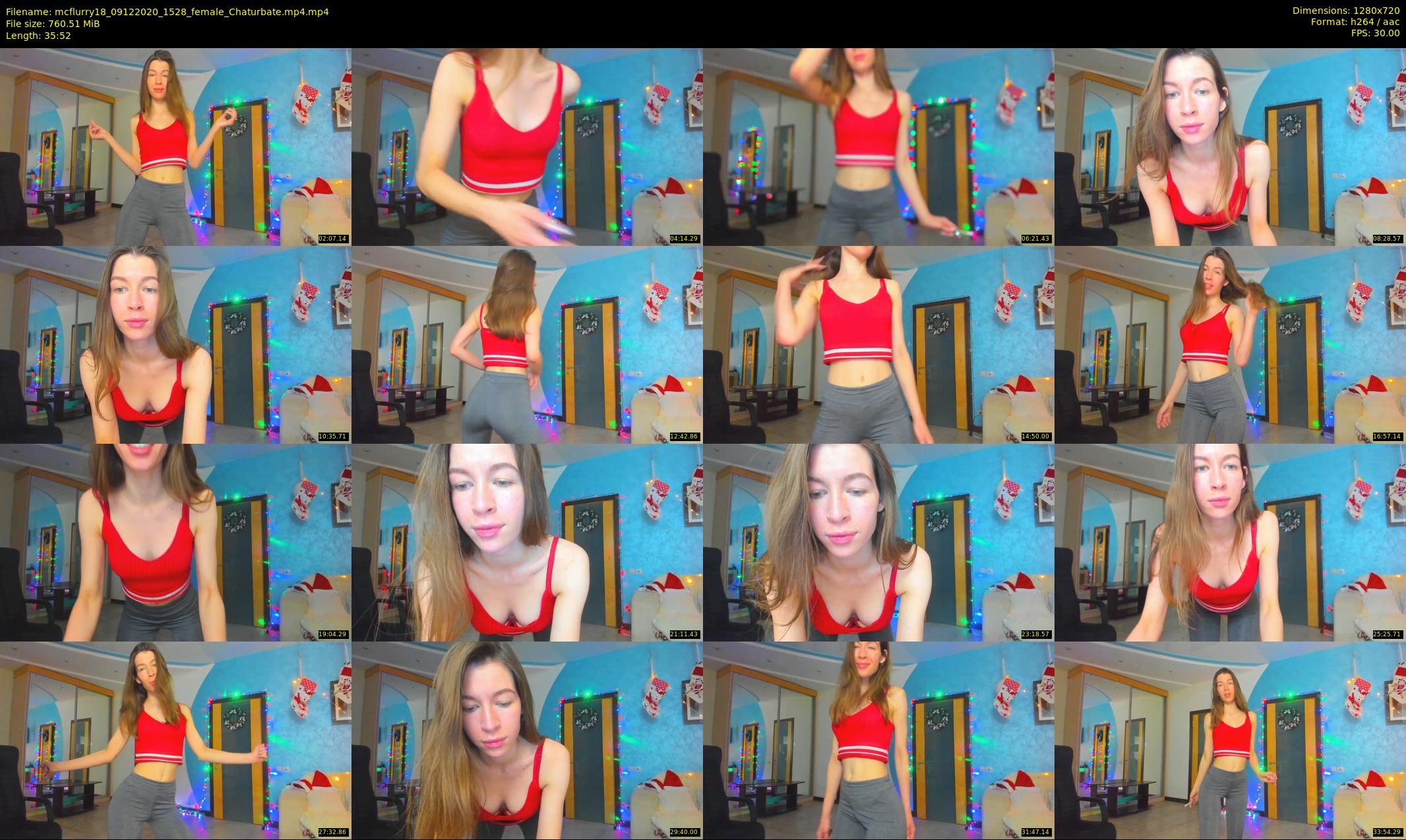 mcflurry18 — 36 minute Chaturbate female cam show recording, 720p, Dec 9, 2020
