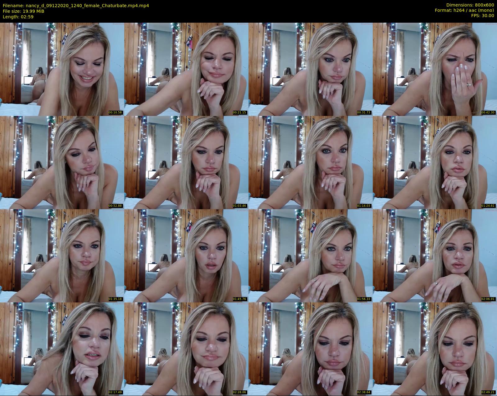 nancy_d — 3 minute Chaturbate female cam show recording, 480p, Dec 9, 2020