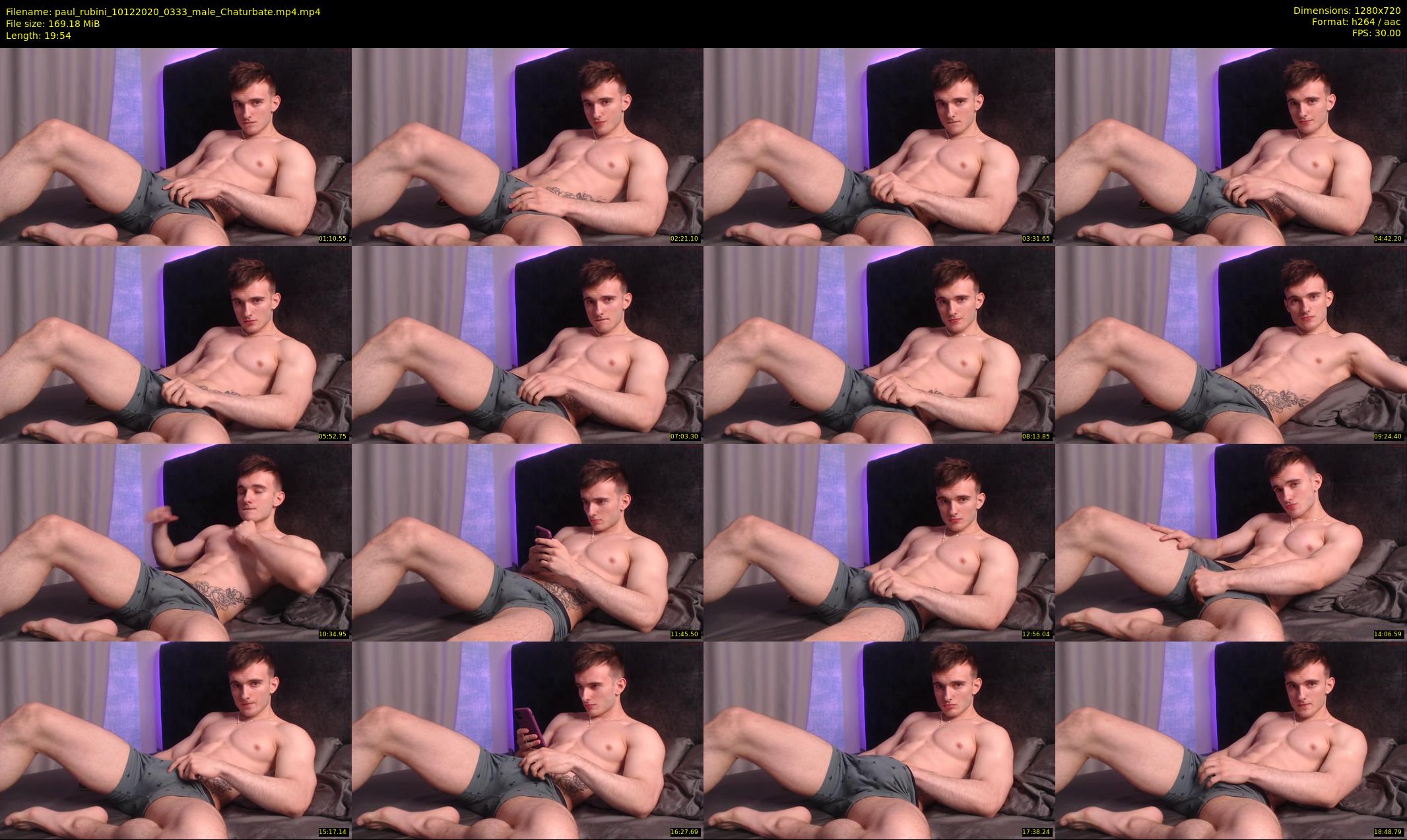 paul_rubini — 20 minute Chaturbate male cam show recording, 720p, Dec 10, 2020