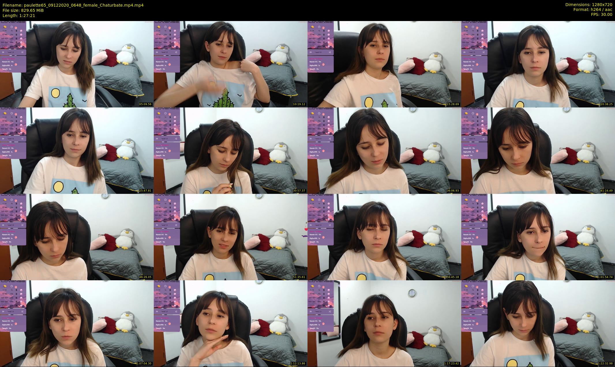 paulette65 — 88 minute Chaturbate female cam show recording, 720p, Dec 9, 2020