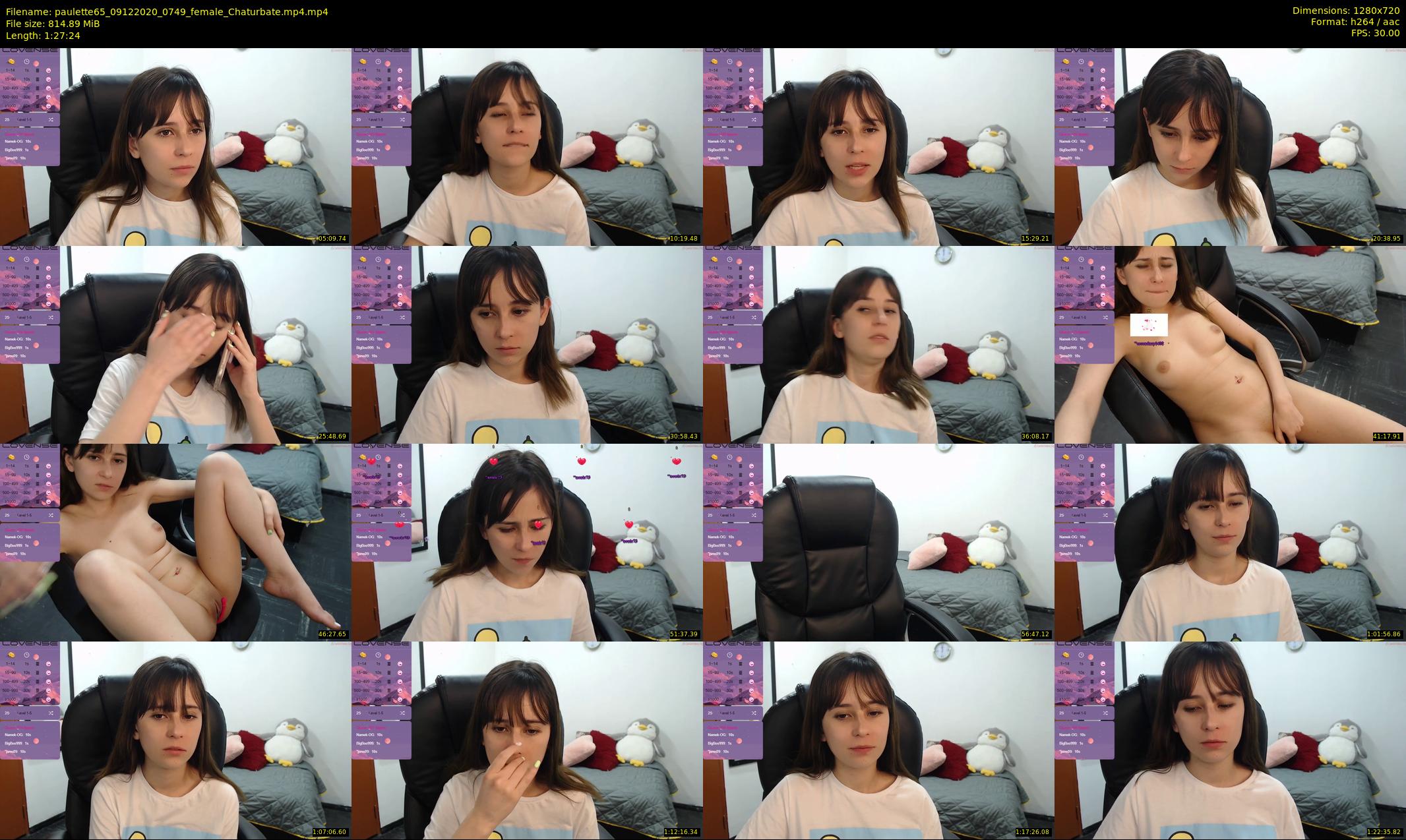 paulette65 — 88 minute Chaturbate female cam show recording, 720p, Dec 9, 2020