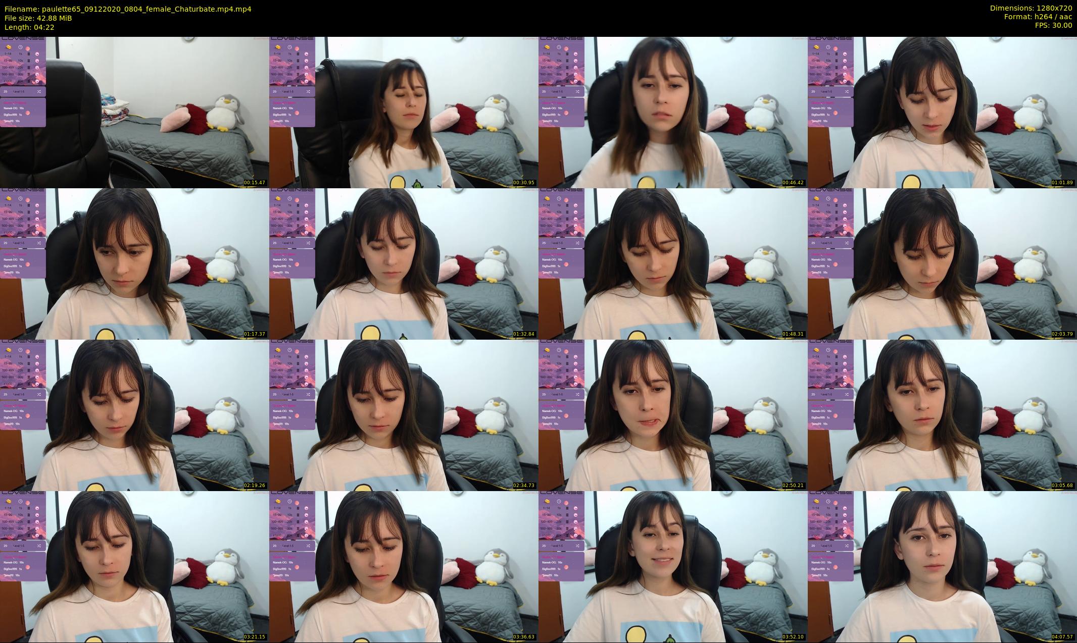 paulette65 — 5 minute Chaturbate female cam show recording, 720p, Dec 9, 2020