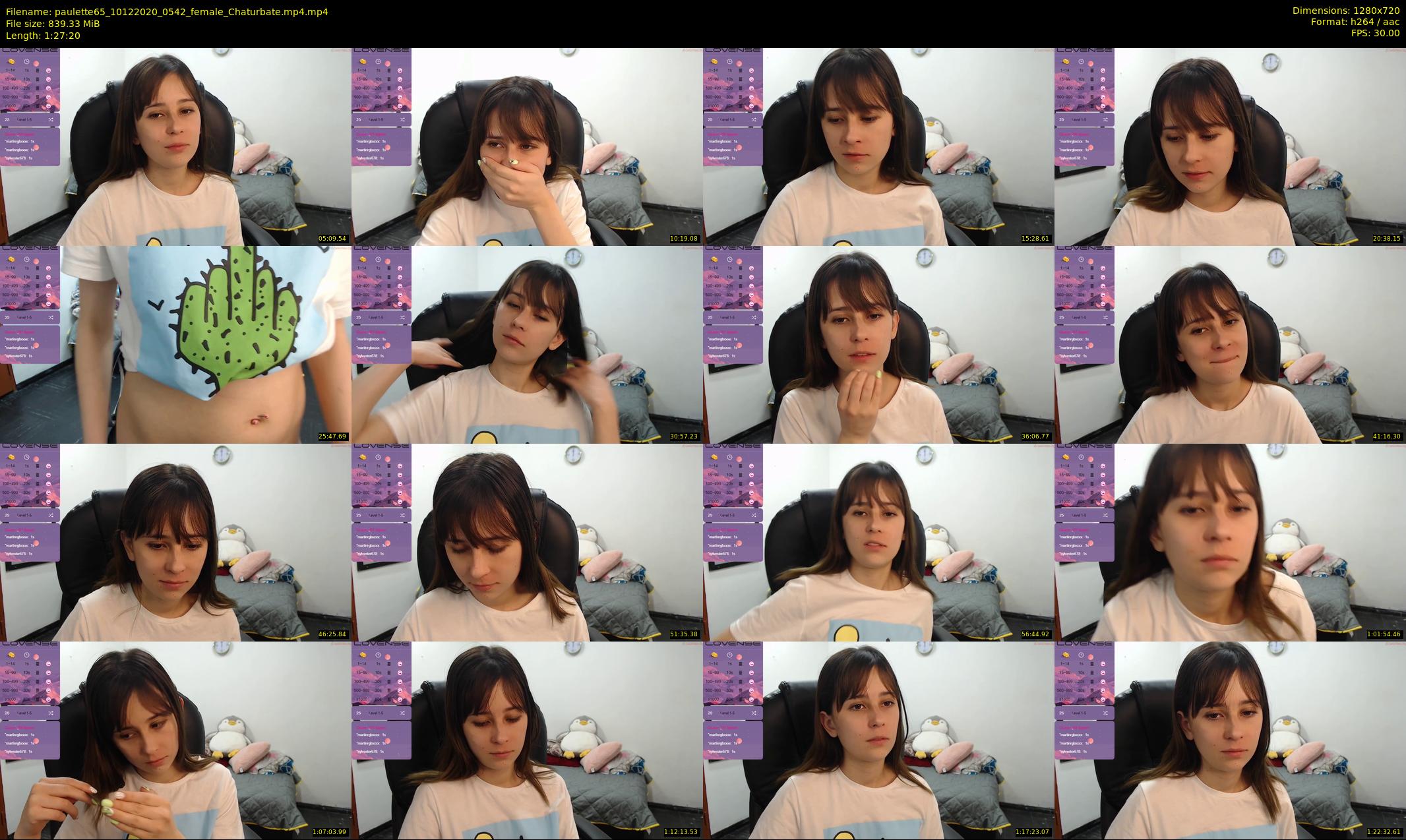 paulette65 — 88 minute Chaturbate female cam show recording, 720p, Dec 10, 2020