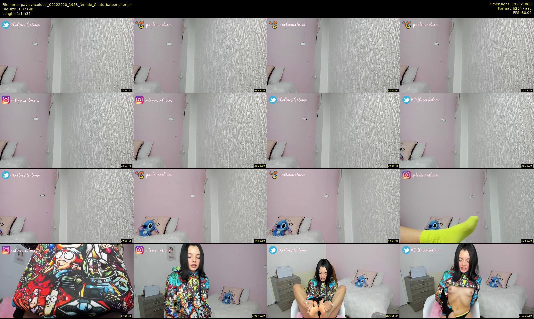 pavlovacolucci — 75 minute Chaturbate female cam show recording, 1080p, Dec 9, 2020