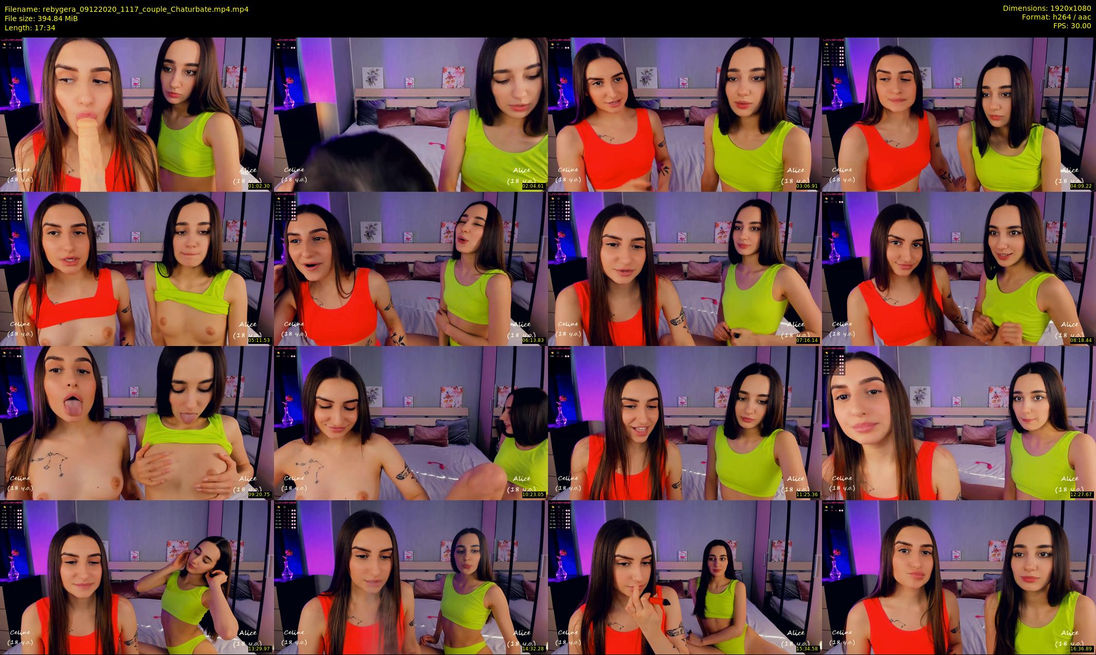 rebygera — 18 minute Chaturbate couple cam show recording, 1080p, Dec 9, 2020
