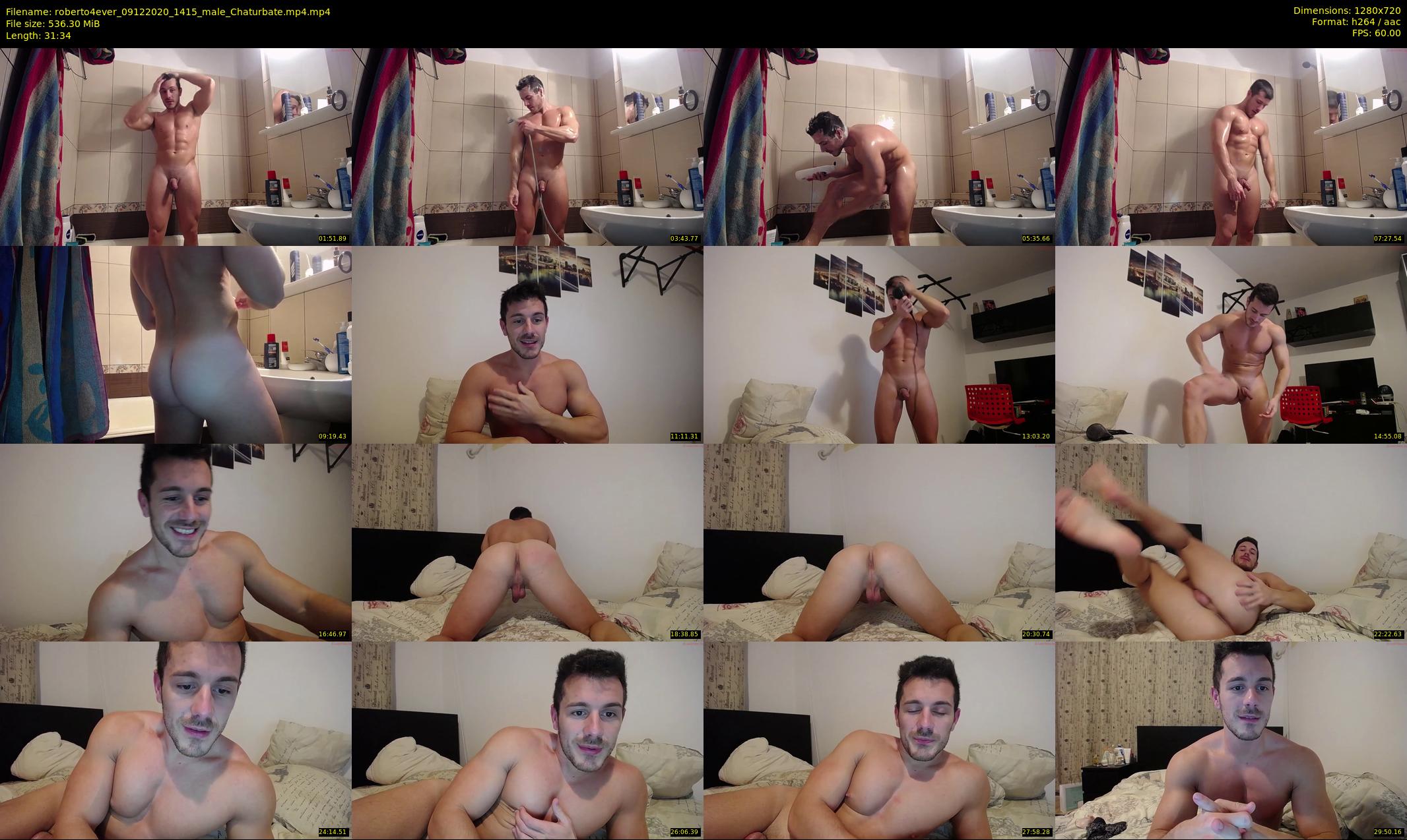 roberto4ever — 32 minute Chaturbate male cam show recording, 720p, Dec 9, 2020