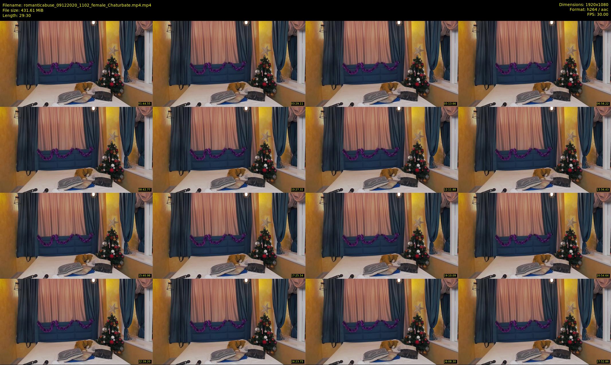 romanticabuse — 30 minute Chaturbate female cam show recording, 1080p, Dec 9, 2020