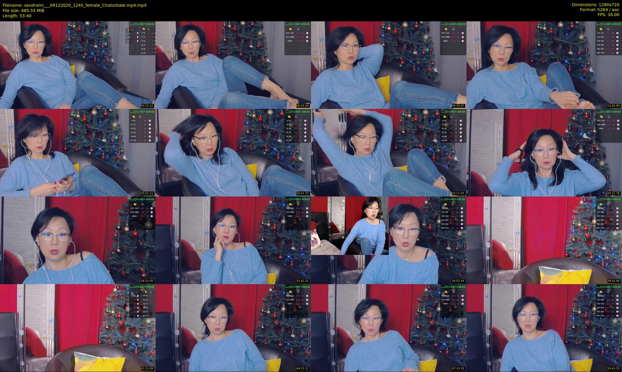 sandrami__ — 54 minute Chaturbate female cam show recording, 720p, Dec 9, 2020