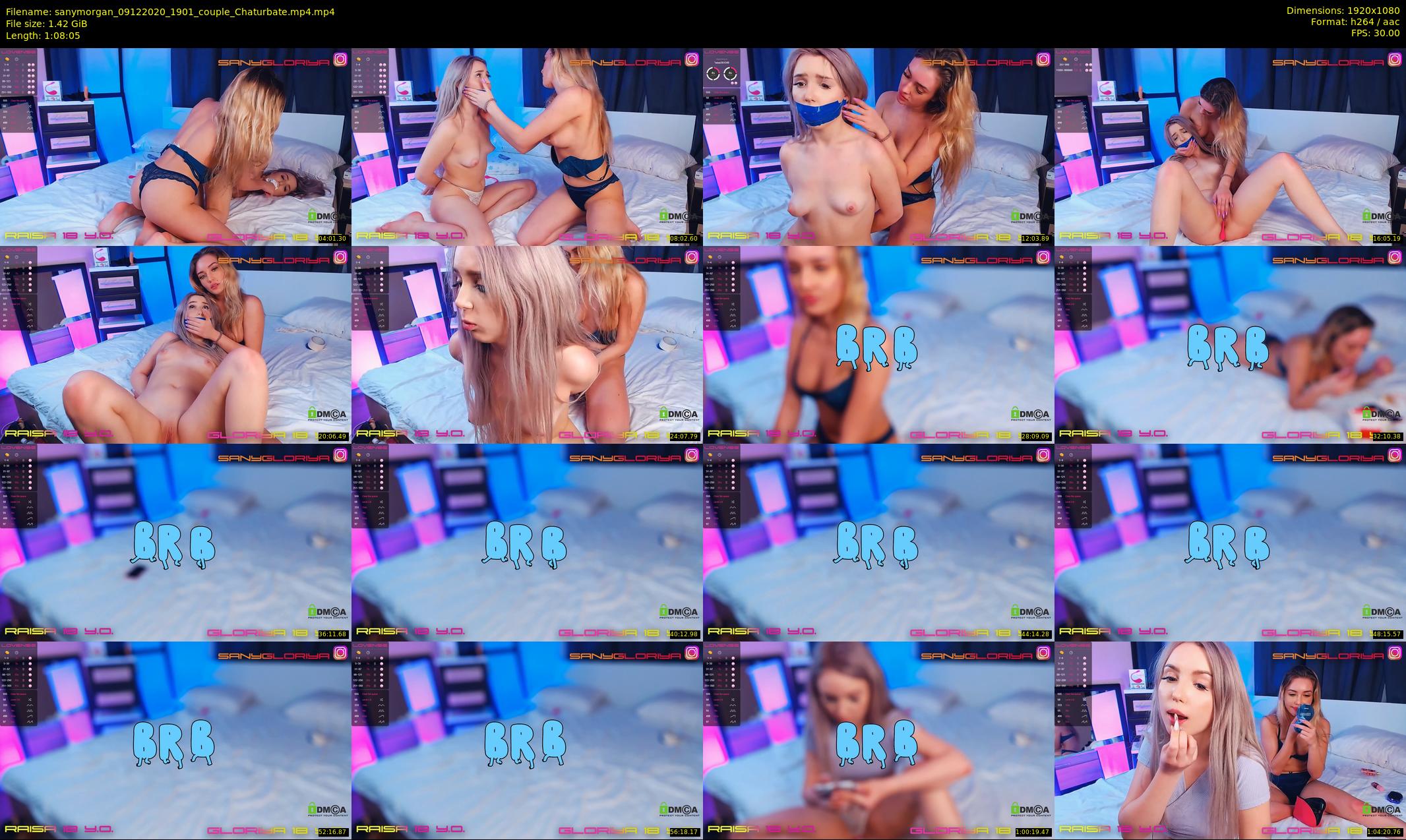 sanymorgan — 69 minute Chaturbate couple cam show recording, 1080p, Dec 9, 2020