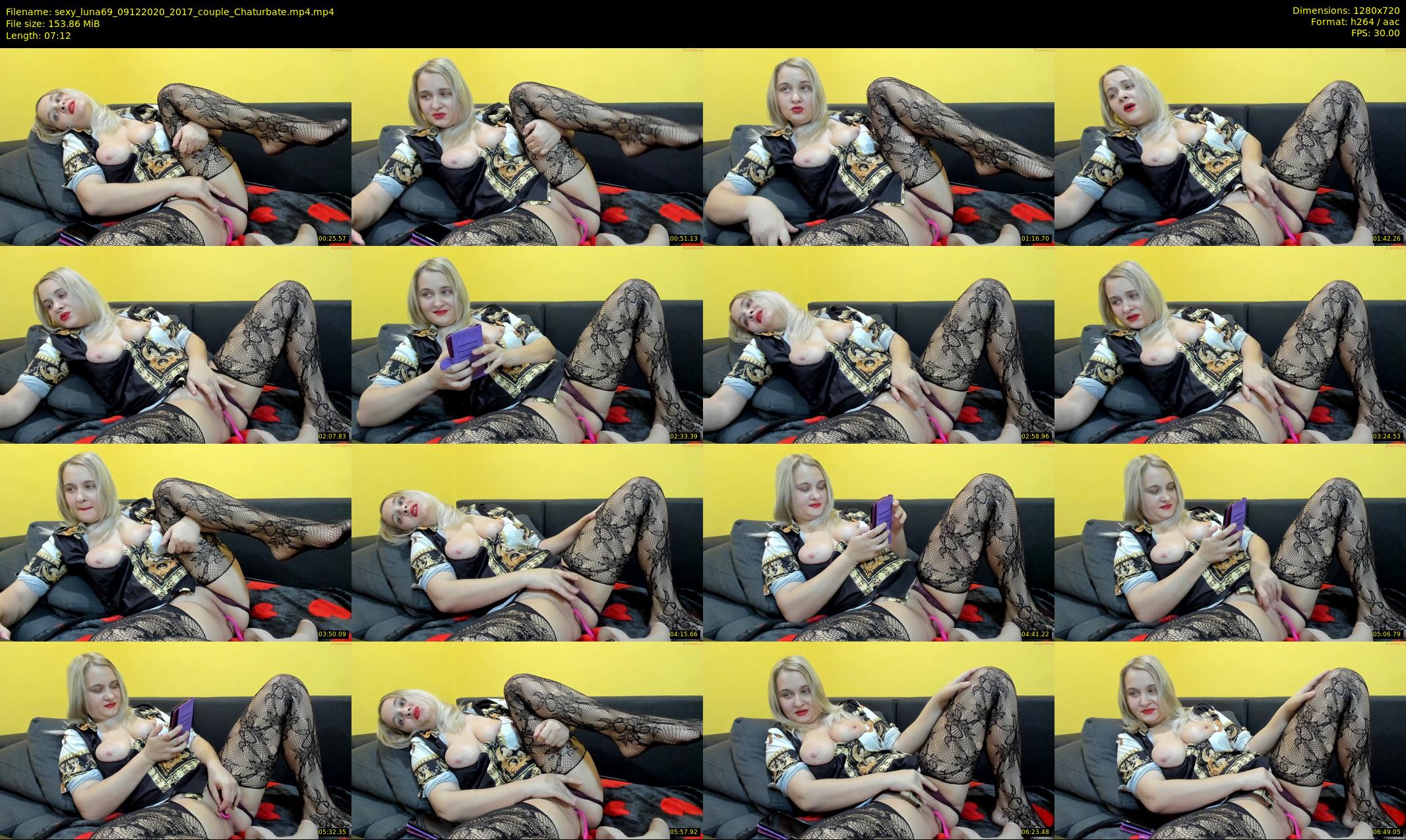 sexy_luna69 — 8 minute Chaturbate couple cam show recording, 720p, Dec 9, 2020