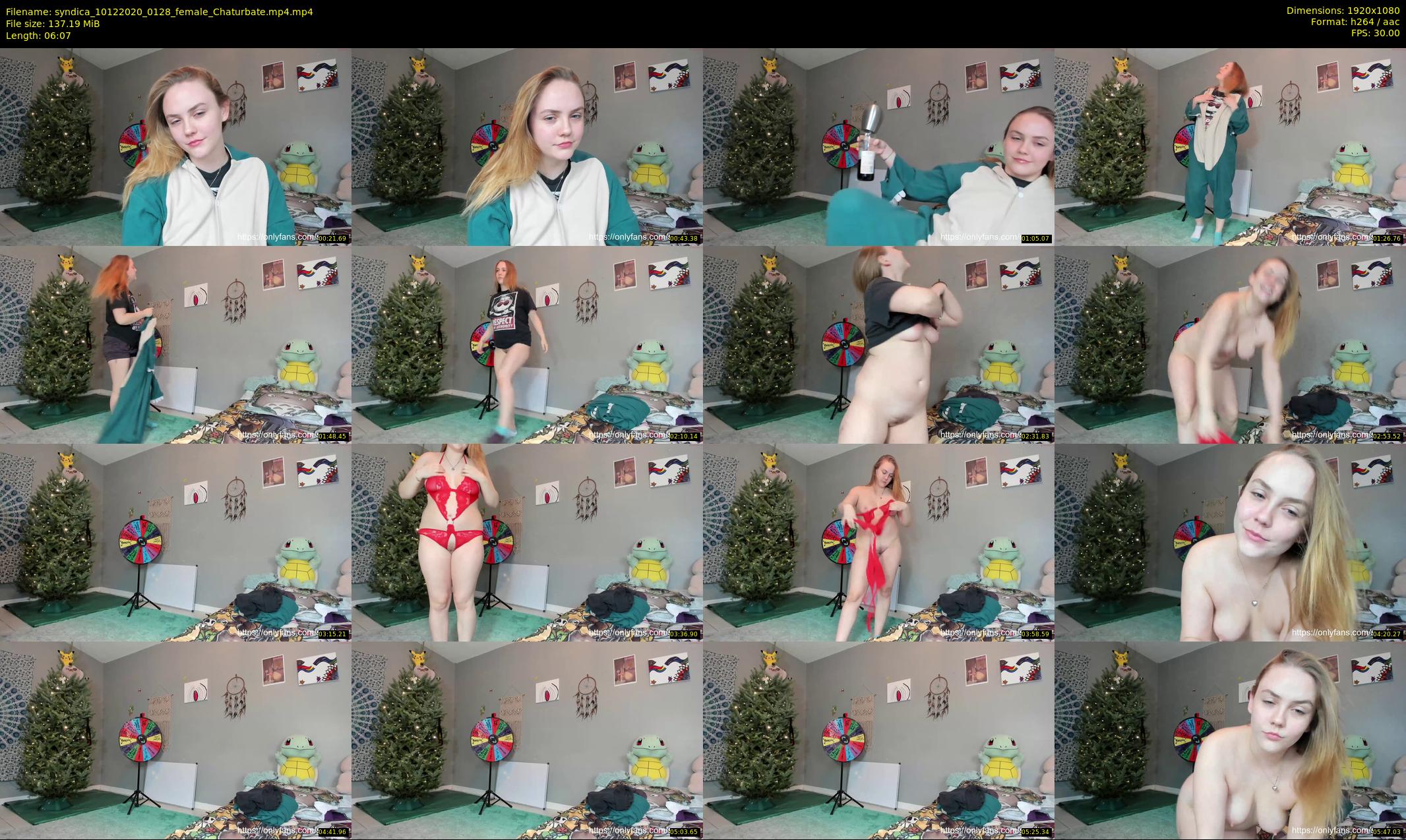 syndica — 7 minute Chaturbate female cam show recording, 1080p, Dec 10, 2020