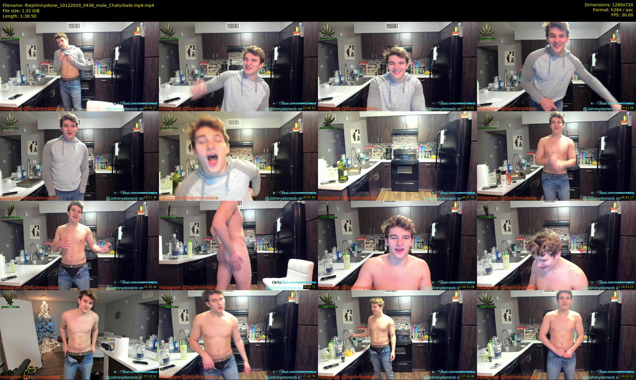 thejohnnystone — 99 minute Chaturbate male cam show recording, 720p, Dec 10, 2020