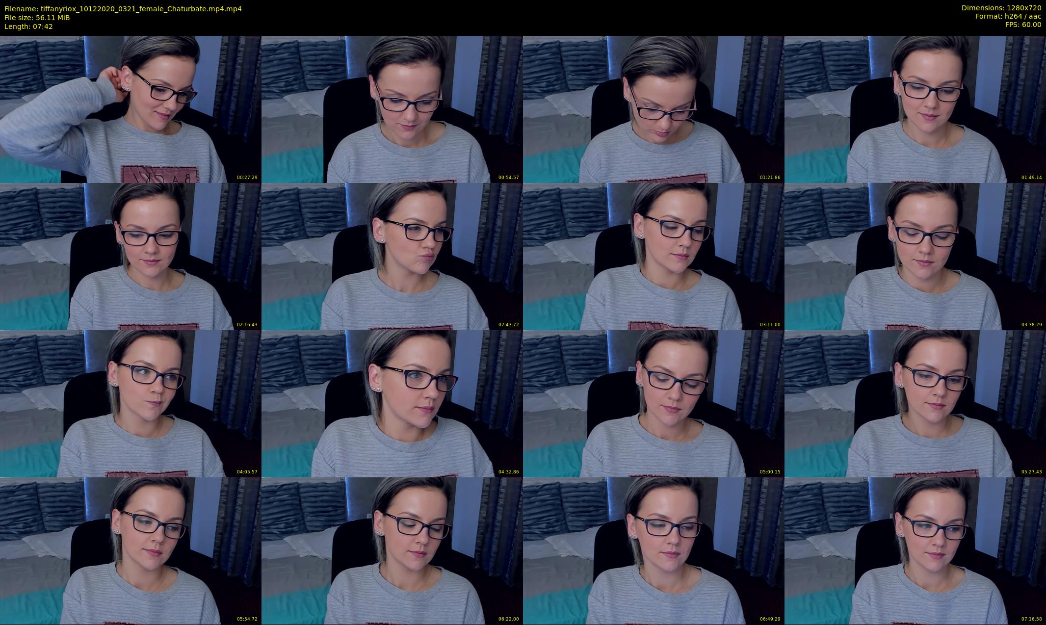 tiffanyriox — 8 minute Chaturbate female cam show recording, 720p, Dec 10, 2020
