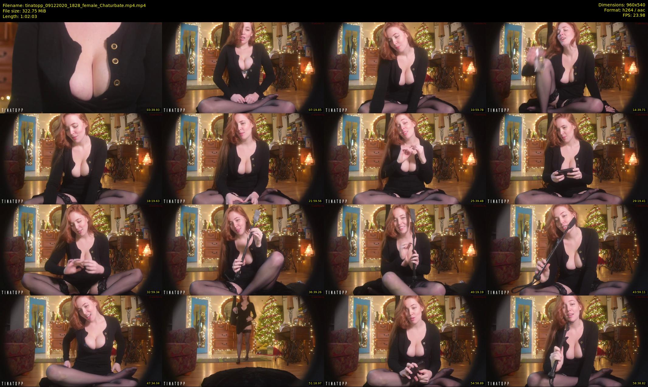 tinatopp — 63 minute Chaturbate female cam show recording, 480p, Dec 9, 2020