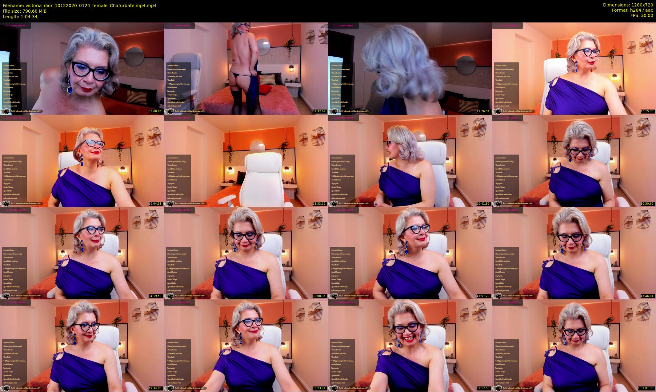 victoria_dior — 65 minute Chaturbate female cam show recording, 720p, Dec 10, 2020